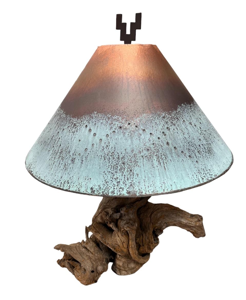 Country American Southwest Style Table Lamp For Sale