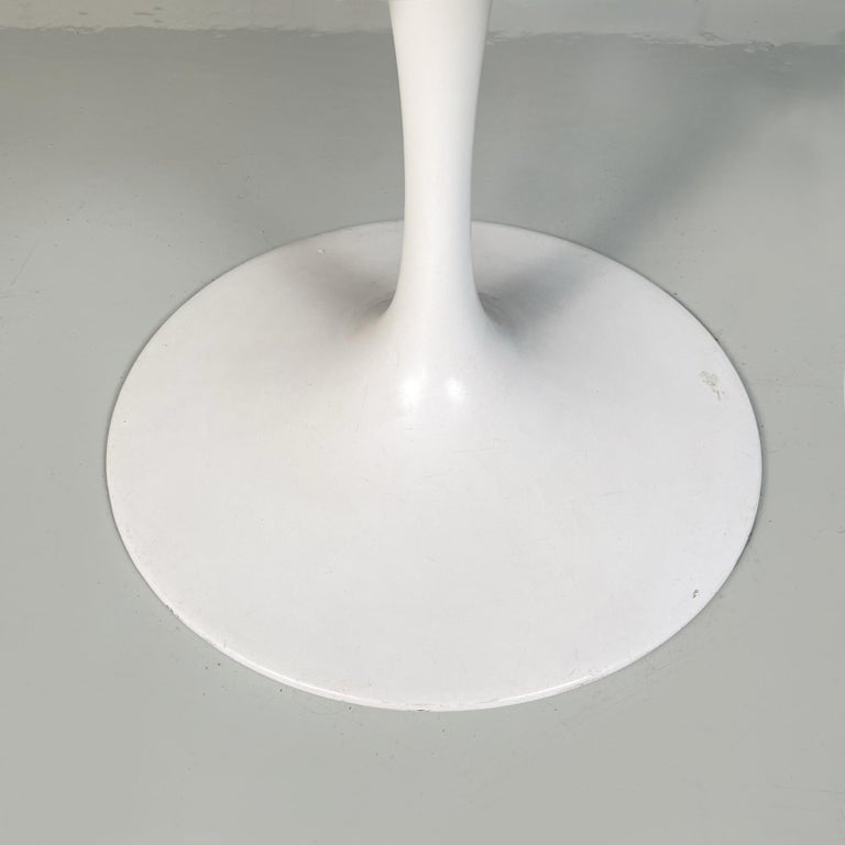 American Space Age Brown Fabric Tulip Chair by Eero Saarinen for Knoll