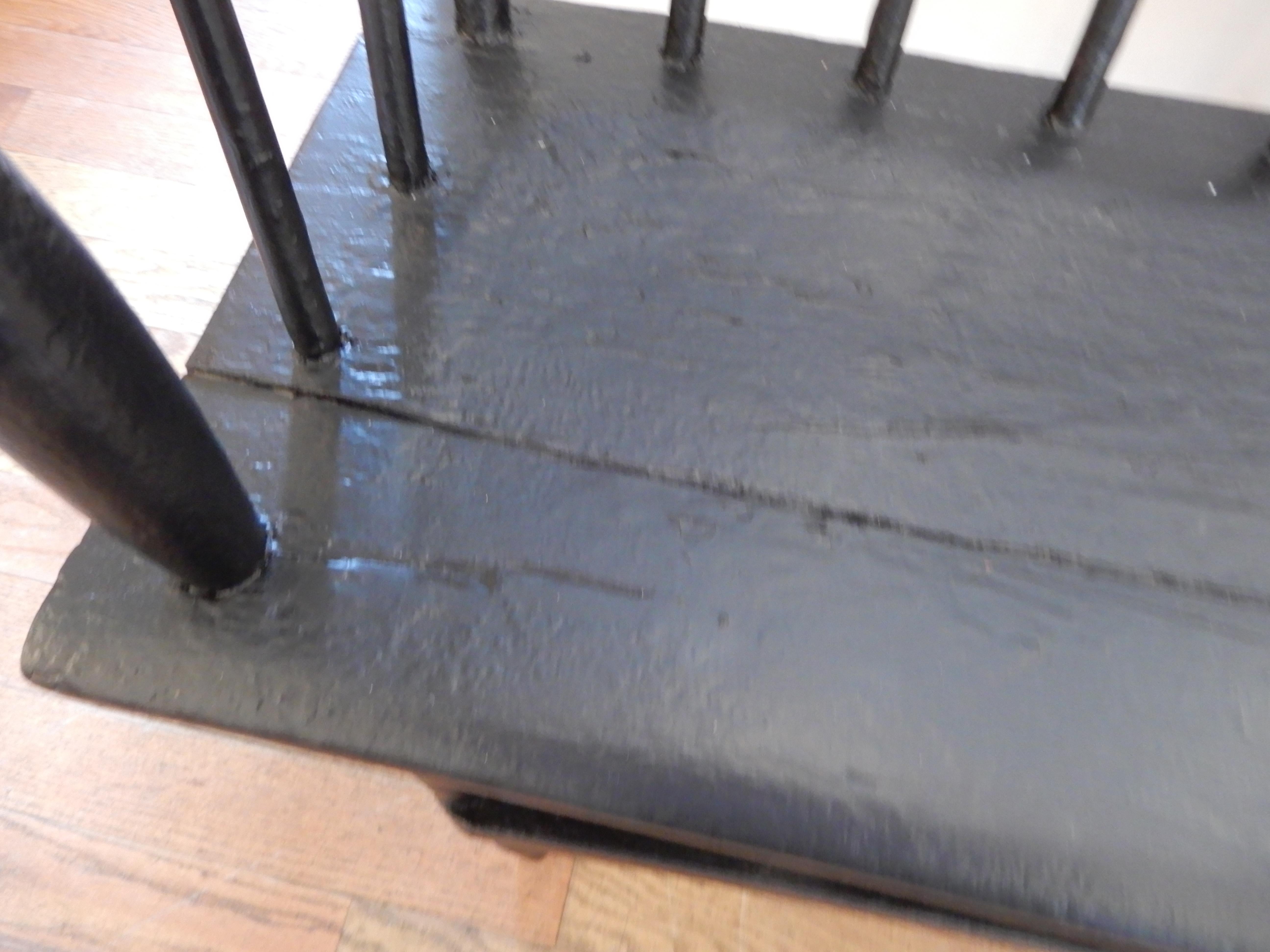 An American Antique Wooden  Bench /Settee, c1890s 1