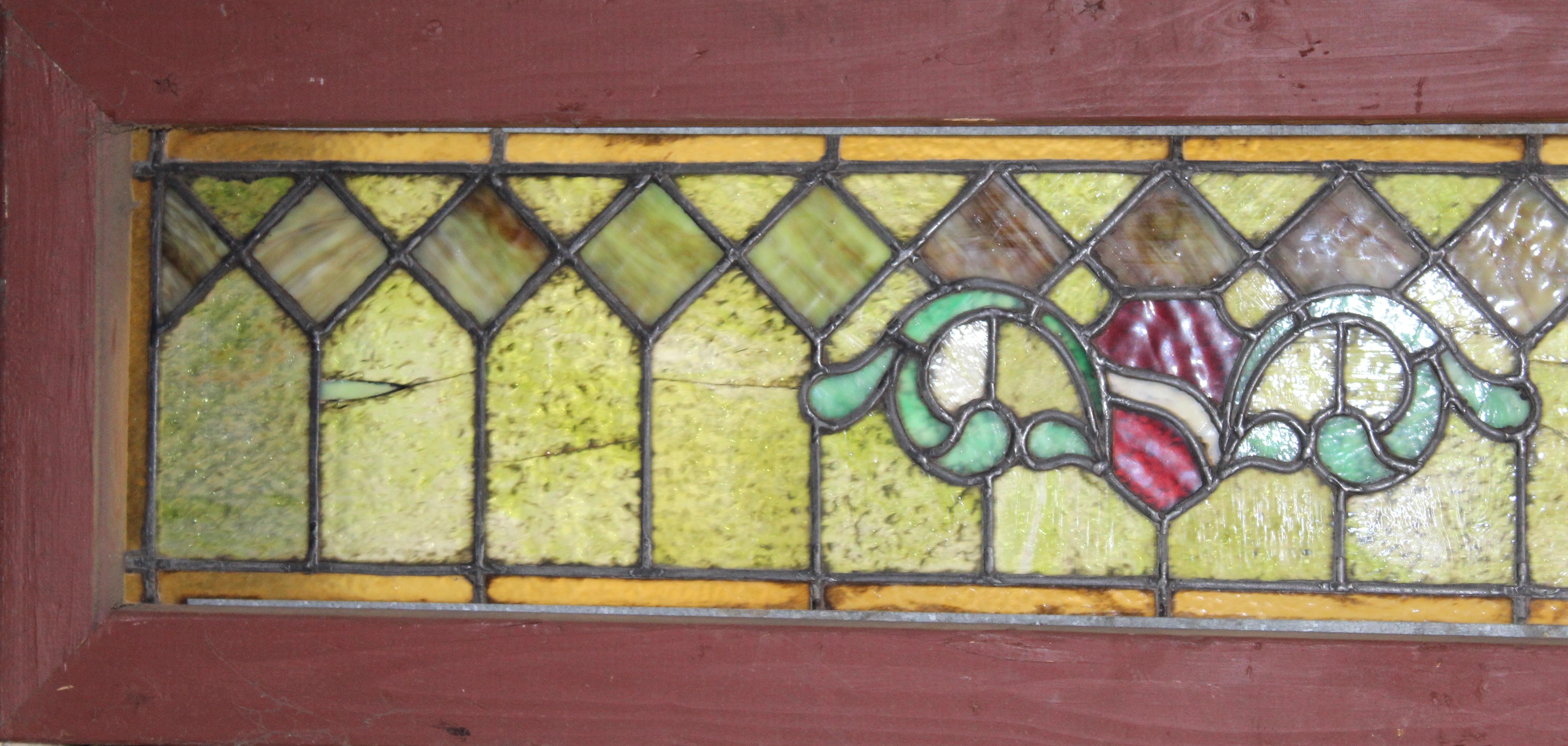 American Stained Glass Transom 45