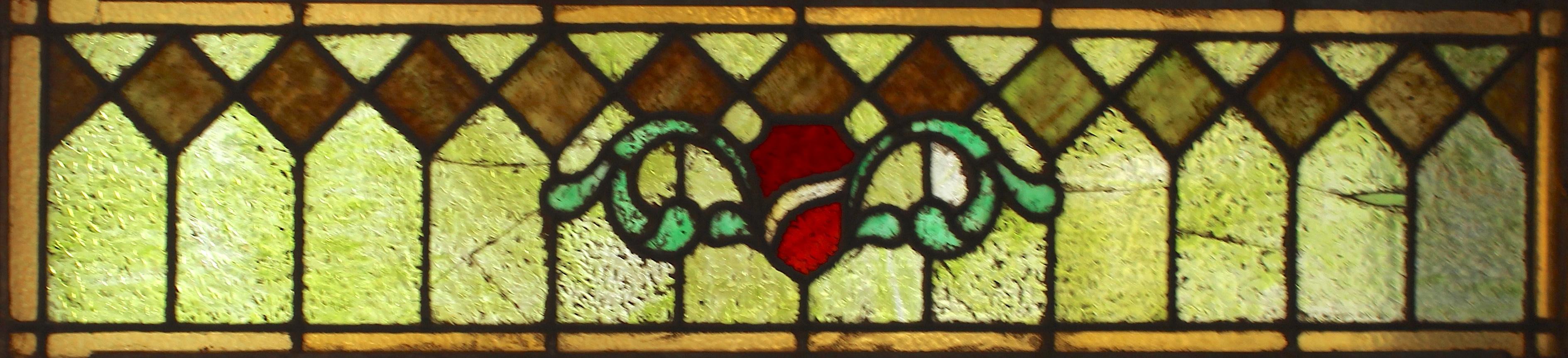 American Stained Glass Transom 45