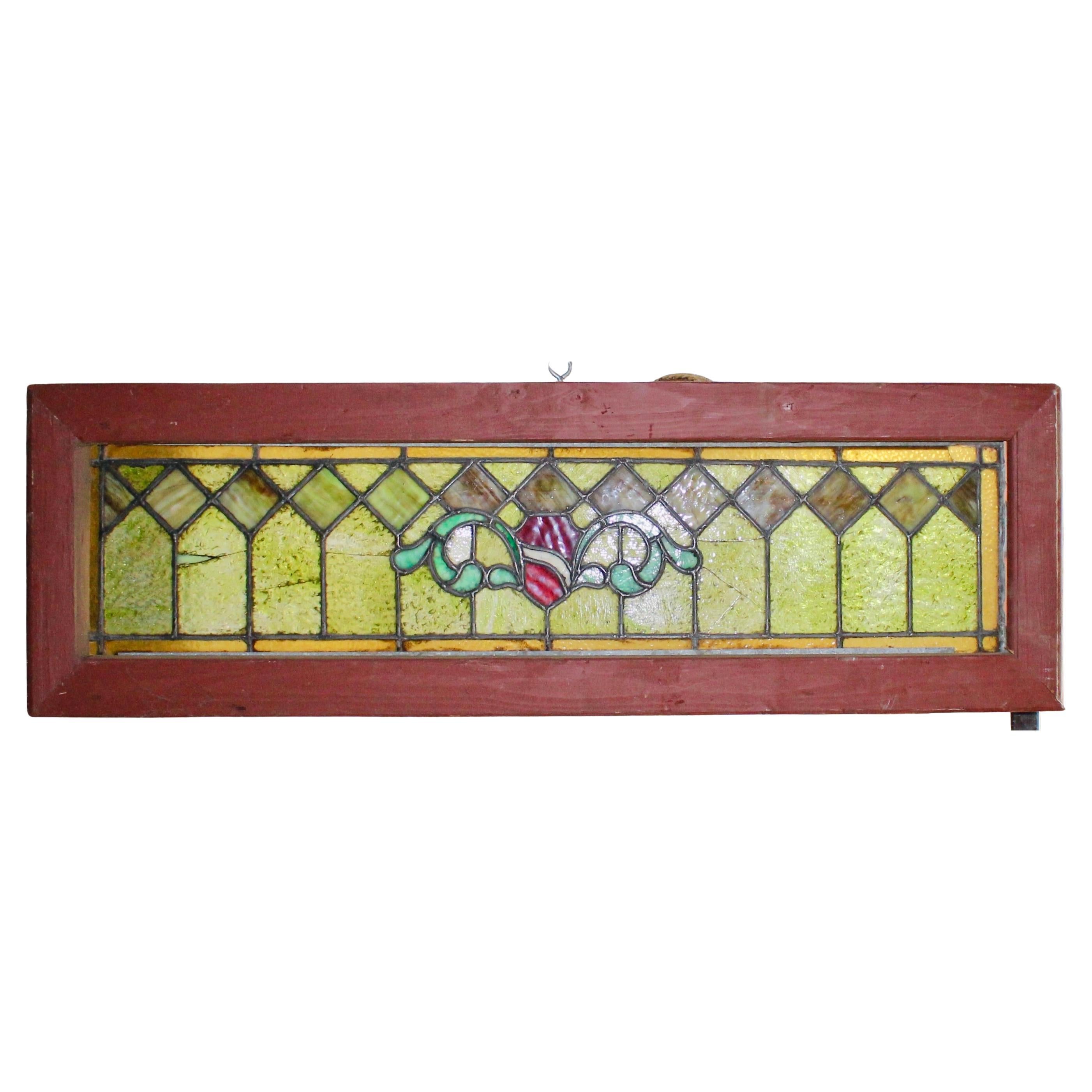 Transmaître américain en verre teinté 45" x 14"