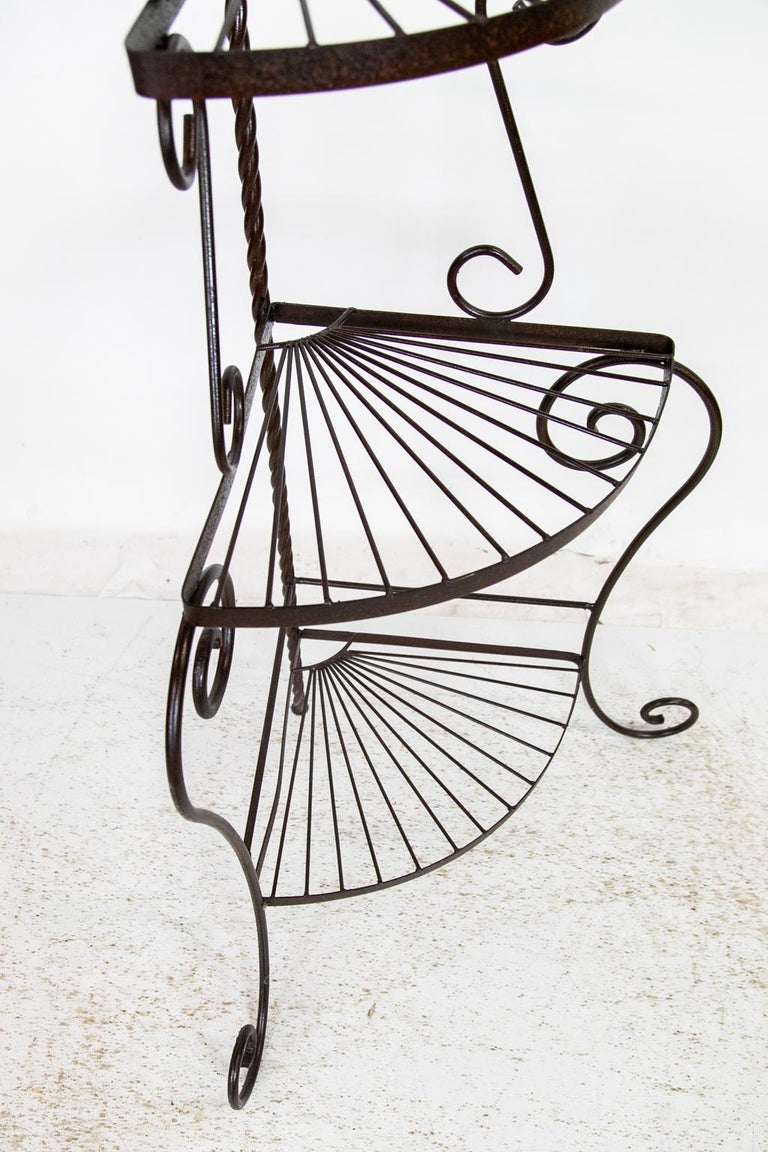 American Steel Corner Shelf For Sale at 1stDibs