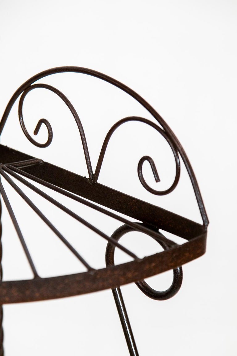 American Steel Corner Shelf For Sale at 1stDibs