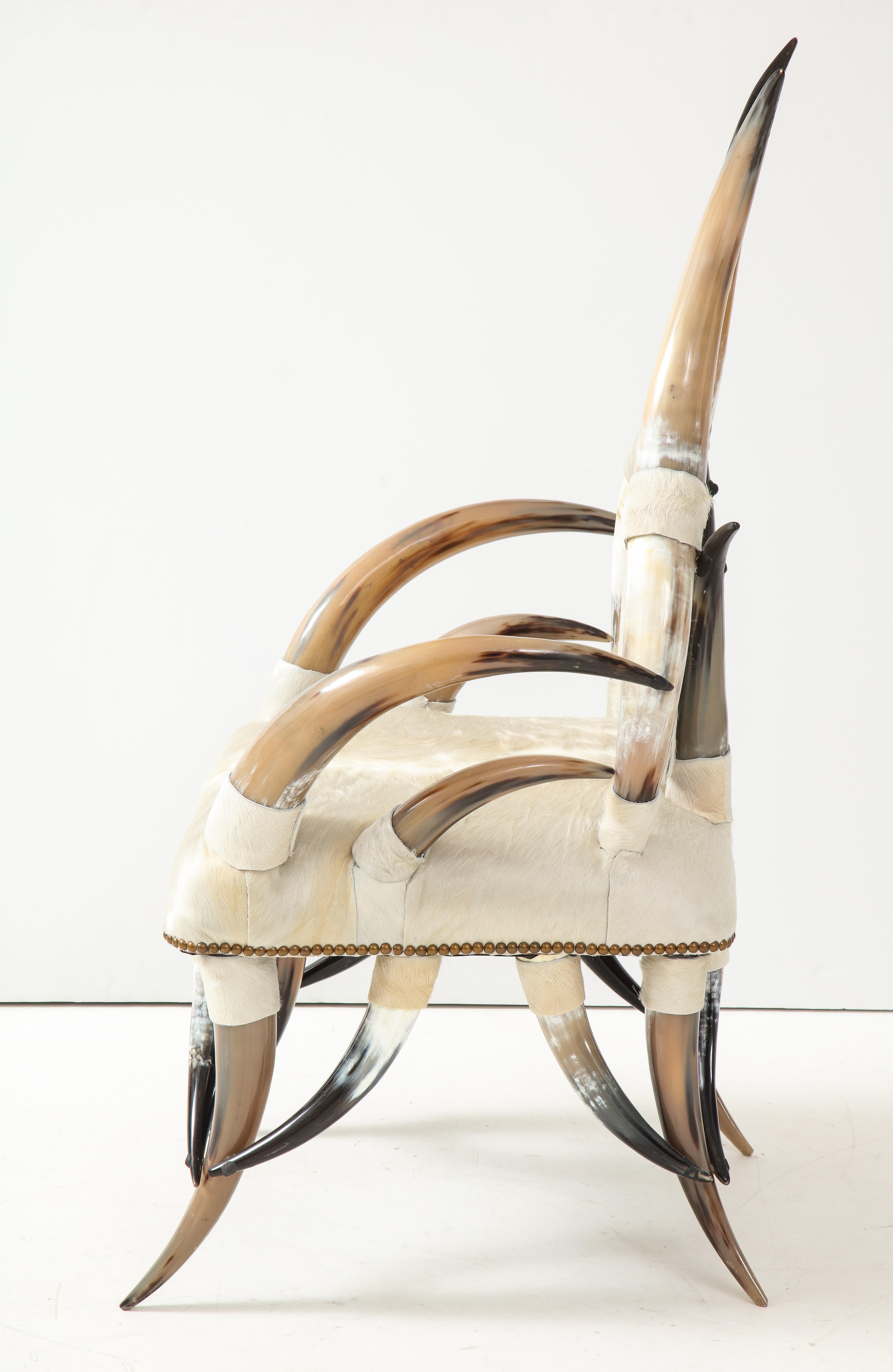 steer horn chair