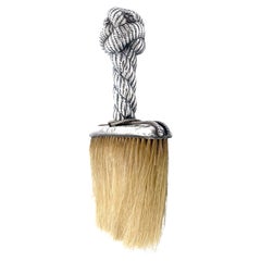 American Sterling Aesthetic 'Sailors Knot' Brush, Attributed Dominick & Haff
