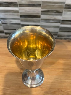 American Sterling Silver Alvin S249 Water Goblet 6.625"