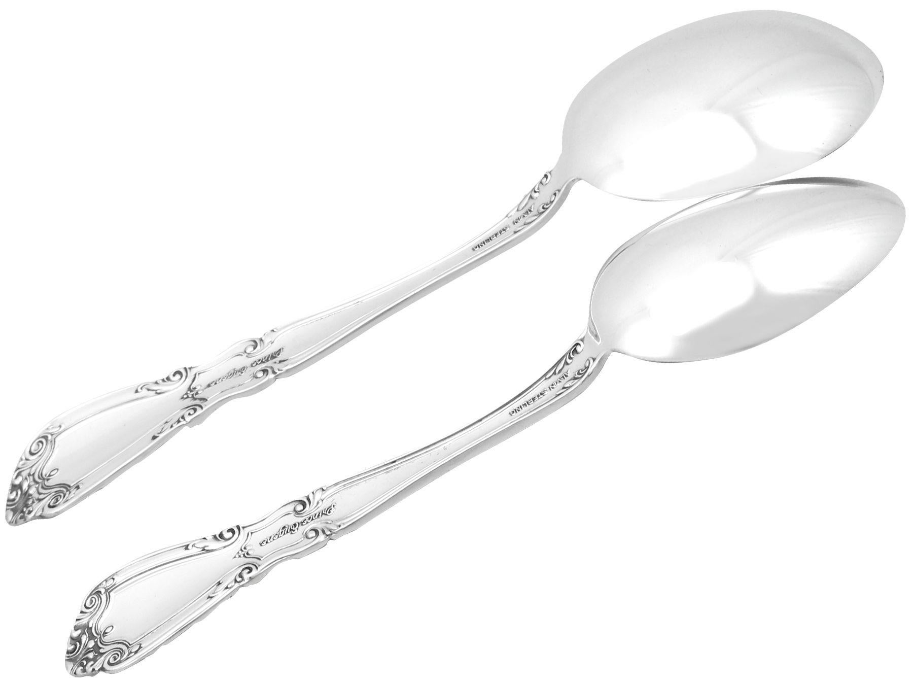 American Sterling Silver Canteen of Cutlery for Eight Persons 2