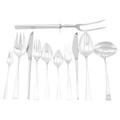 Retro American Sterling Silver Canteen of Cutlery for Six Persons by Reed and Barton