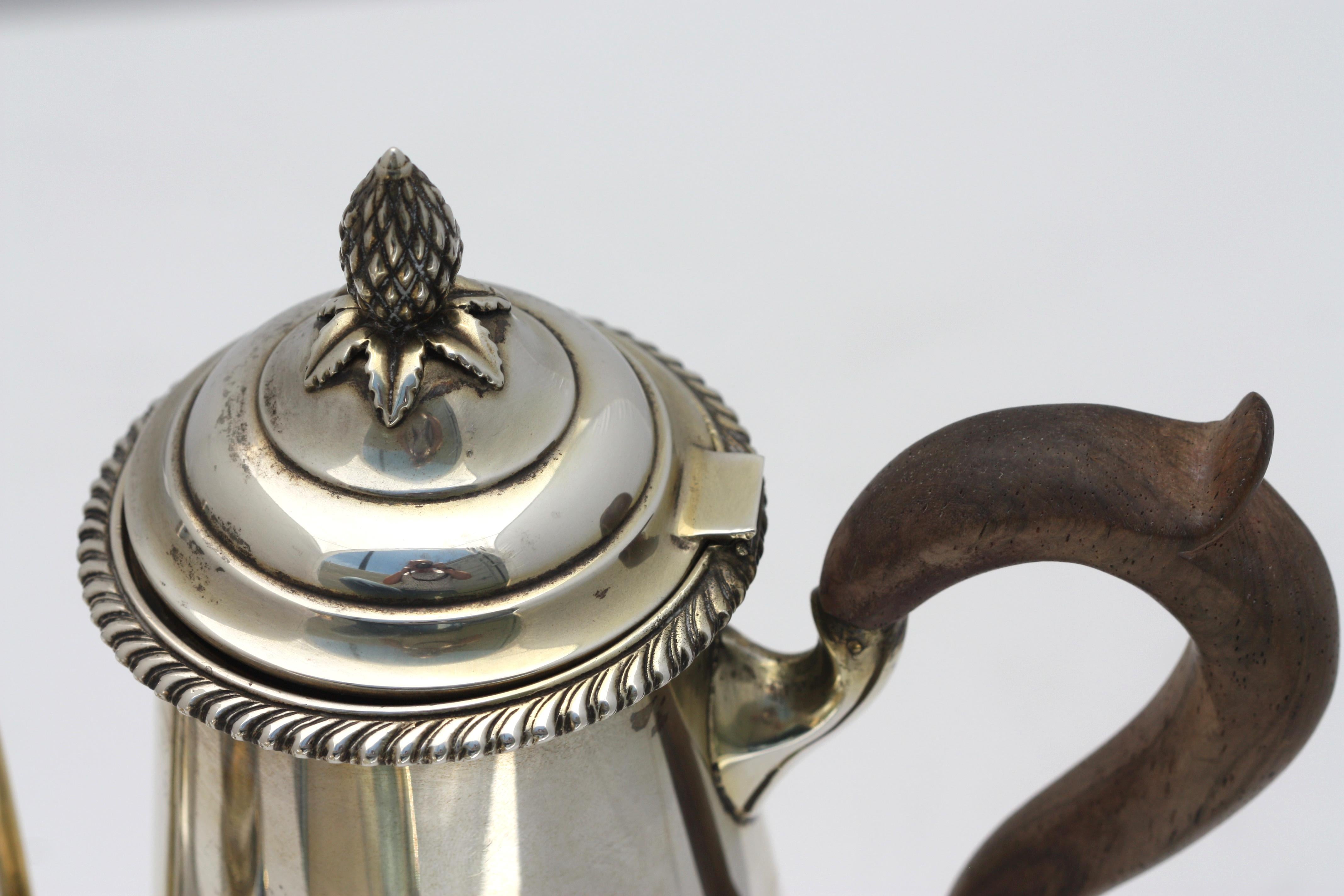 20th Century American Sterling Silver Four-Piece Coffee Service For Sale