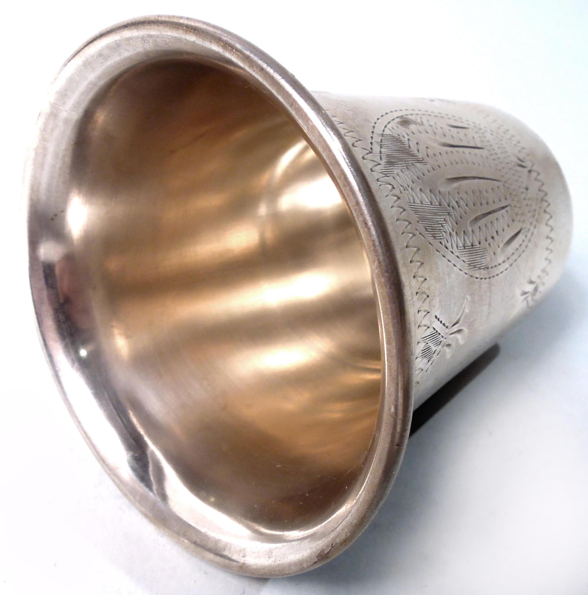 Inciso Coppa da vino Old-Country Friday Night in argento sterling americano in vendita