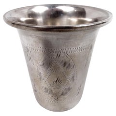 Coupe à vin du vendredi Night en argent sterling américain du Vieux Comté