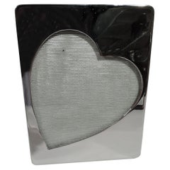 American Sterling Silver Valentine’s Day Heart Picture Frame