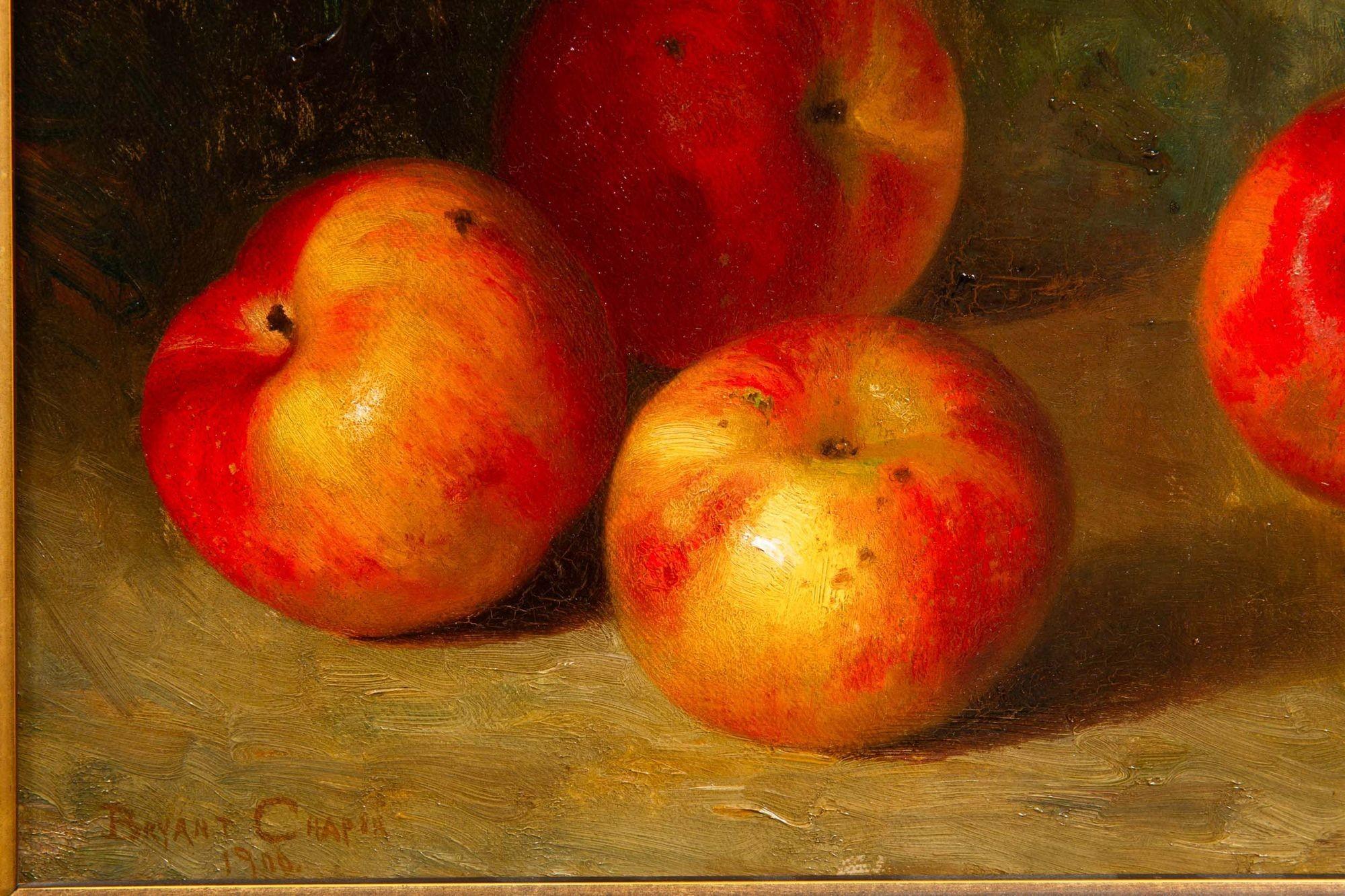 XX secolo Dipinto a olio di Bryant Chapin, natura morta americana, 1900 ca.