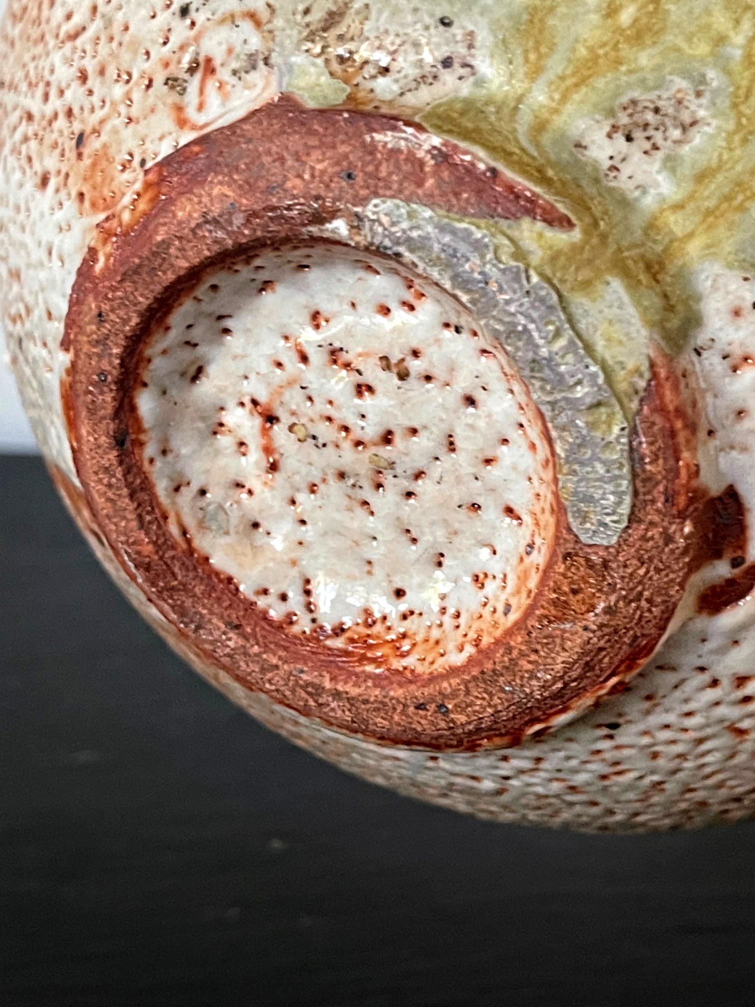 American Studio Ceramic Bowl in Shino Glaze by Warren MacKenzie For Sale 7