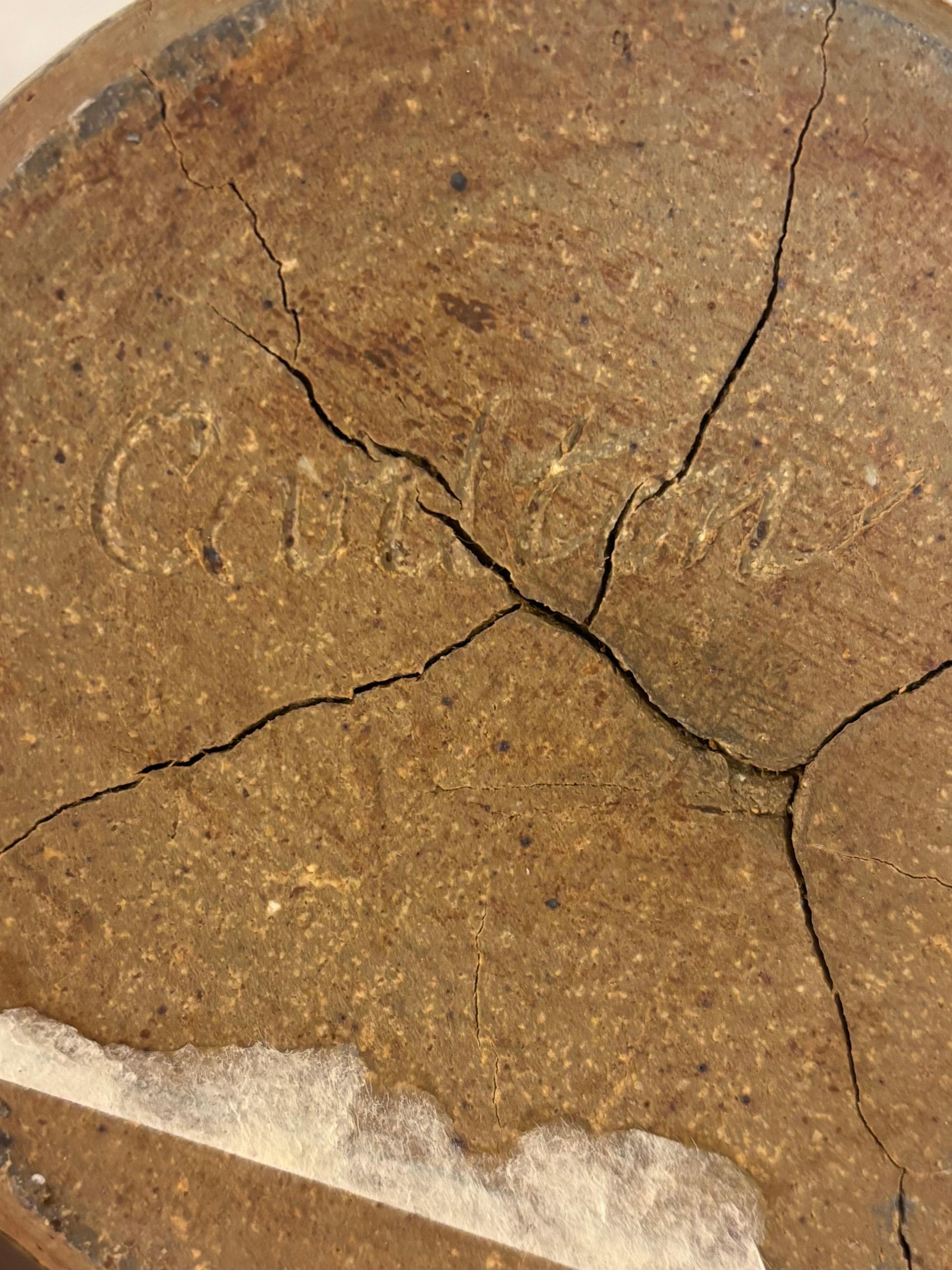 Ceramica Vaso in ceramica di Studio A con involucro di canna, di F. Carlton Ball in vendita