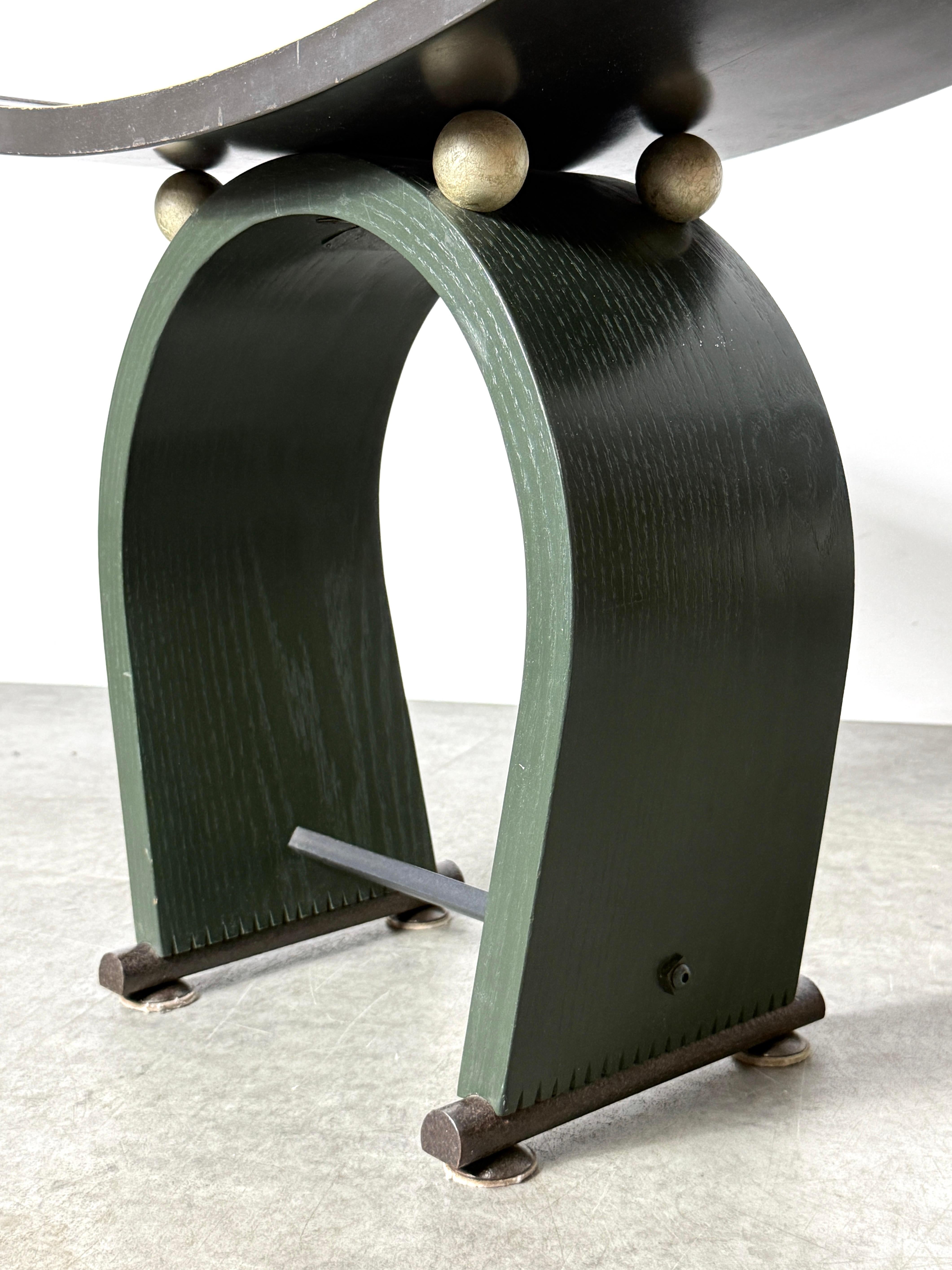 Taburete arquitectónico American Studio Craft de David N. Ebner 1992 en venta 2