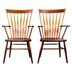 Sillas de capitán American Studio Craft, Pareja