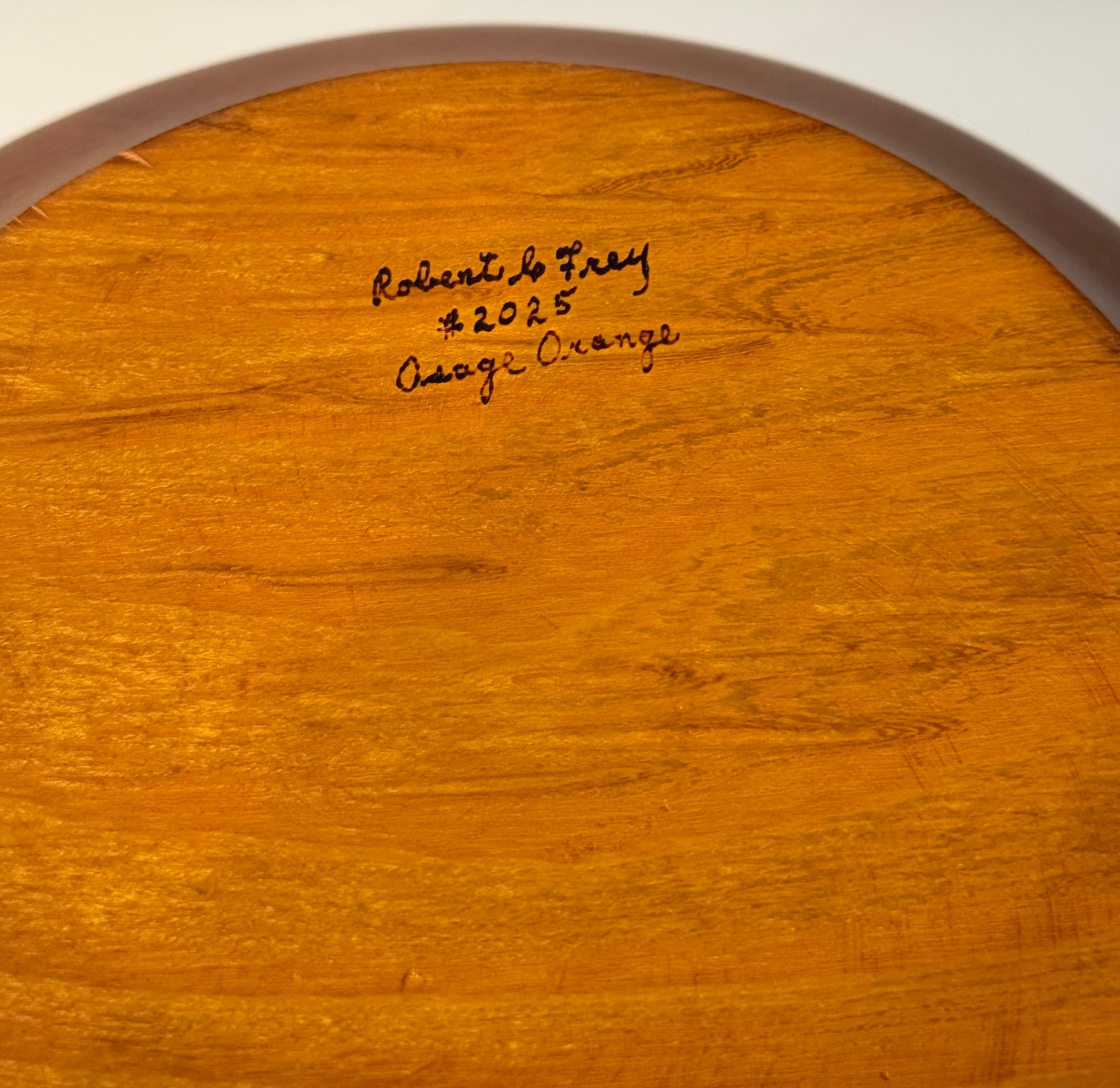 American Studio Craft Live Edge Wood Bowl For Sale 3