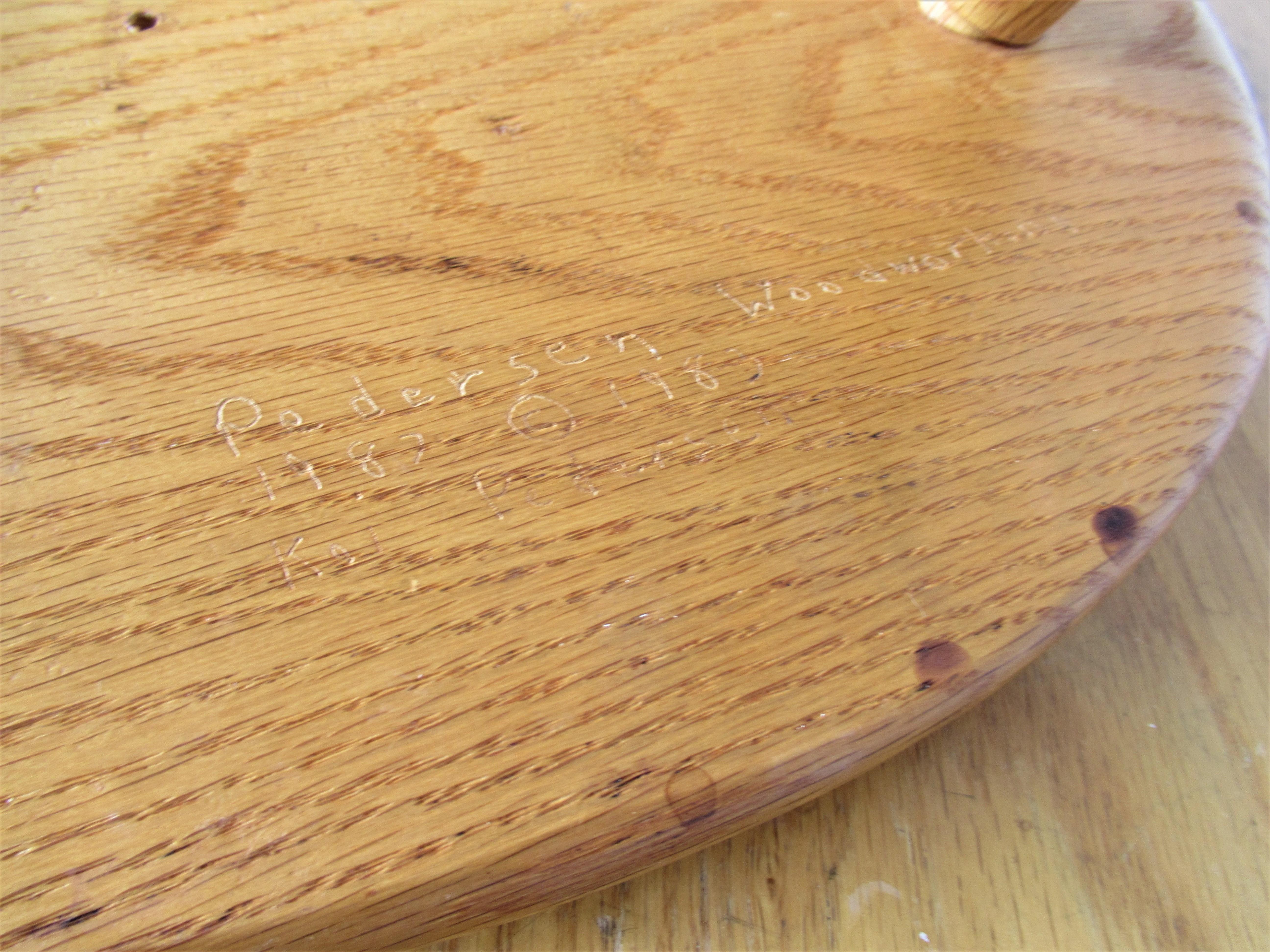 American Studio Craft Movement Stools and Table by Kai Pedersen, circa 1980 5