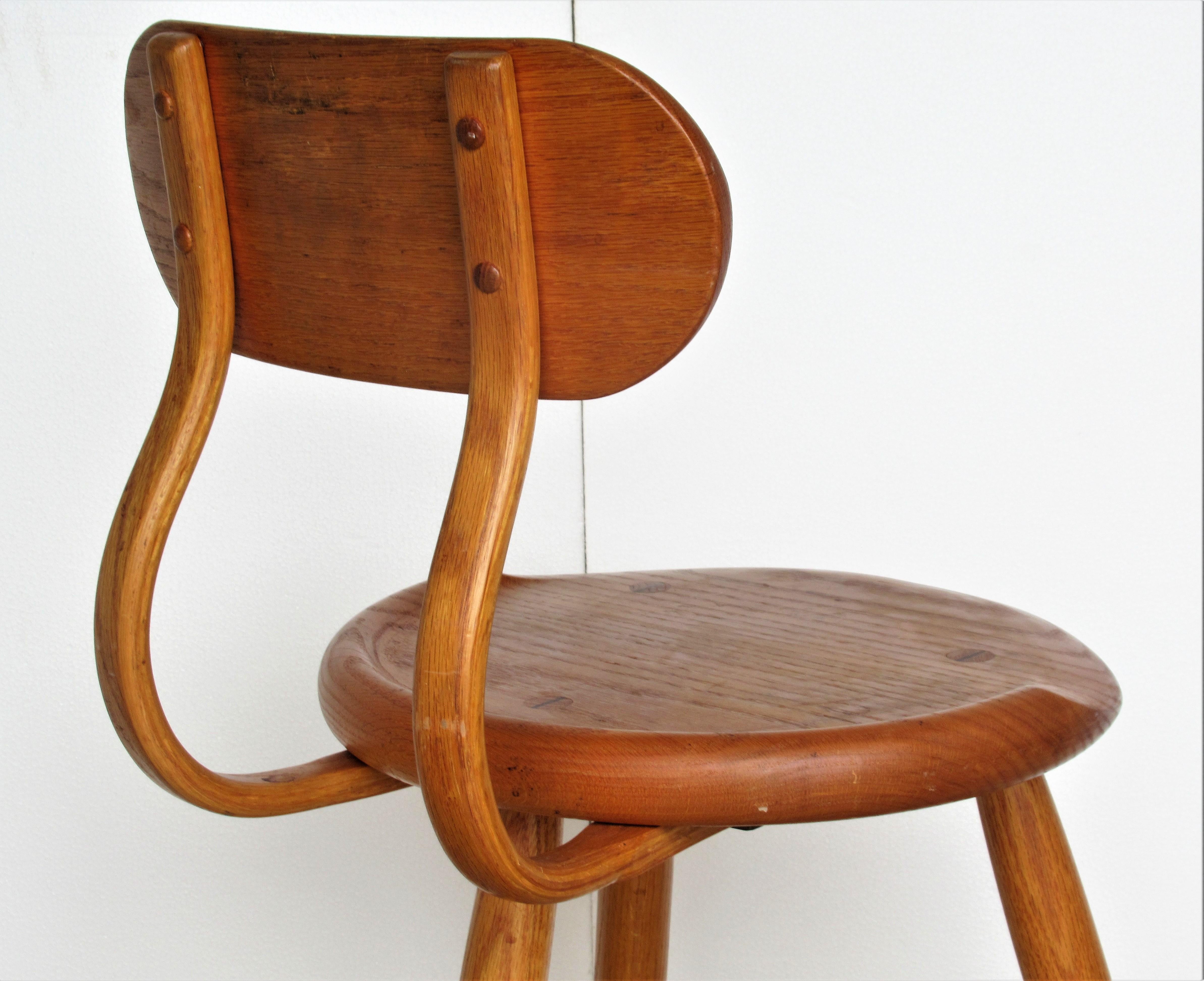 American Studio Craft Movement Stools and Table by Kai Pedersen, circa 1980 7