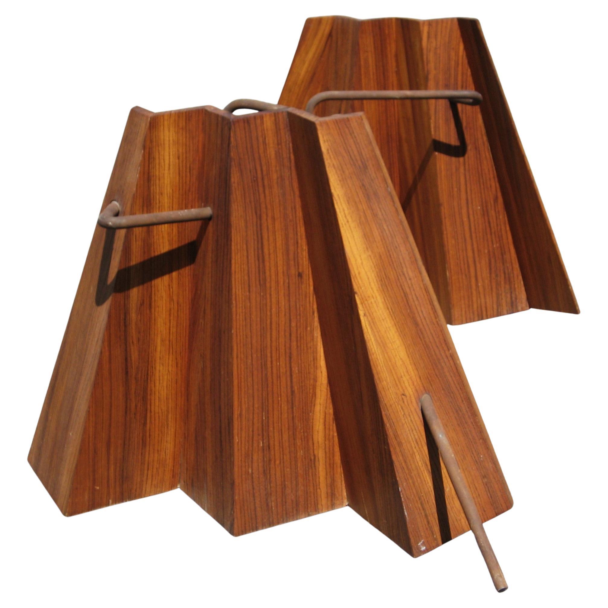 Mesa Americana Studio Craft de Madera de Cebra y Hierro - Consola / Escritorio / Comedor en venta 5