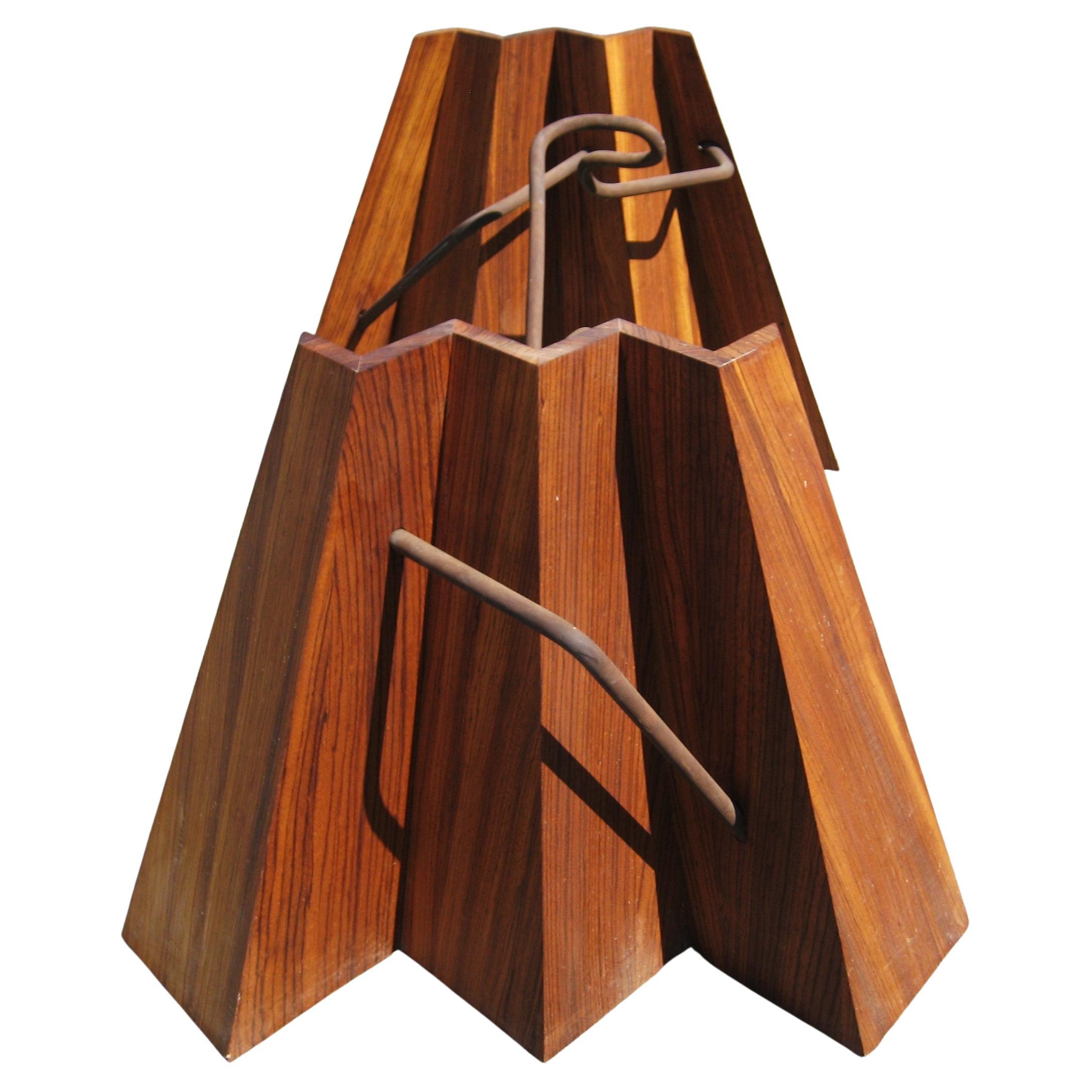 Mesa Americana Studio Craft de Madera de Cebra y Hierro - Consola / Escritorio / Comedor en venta 2