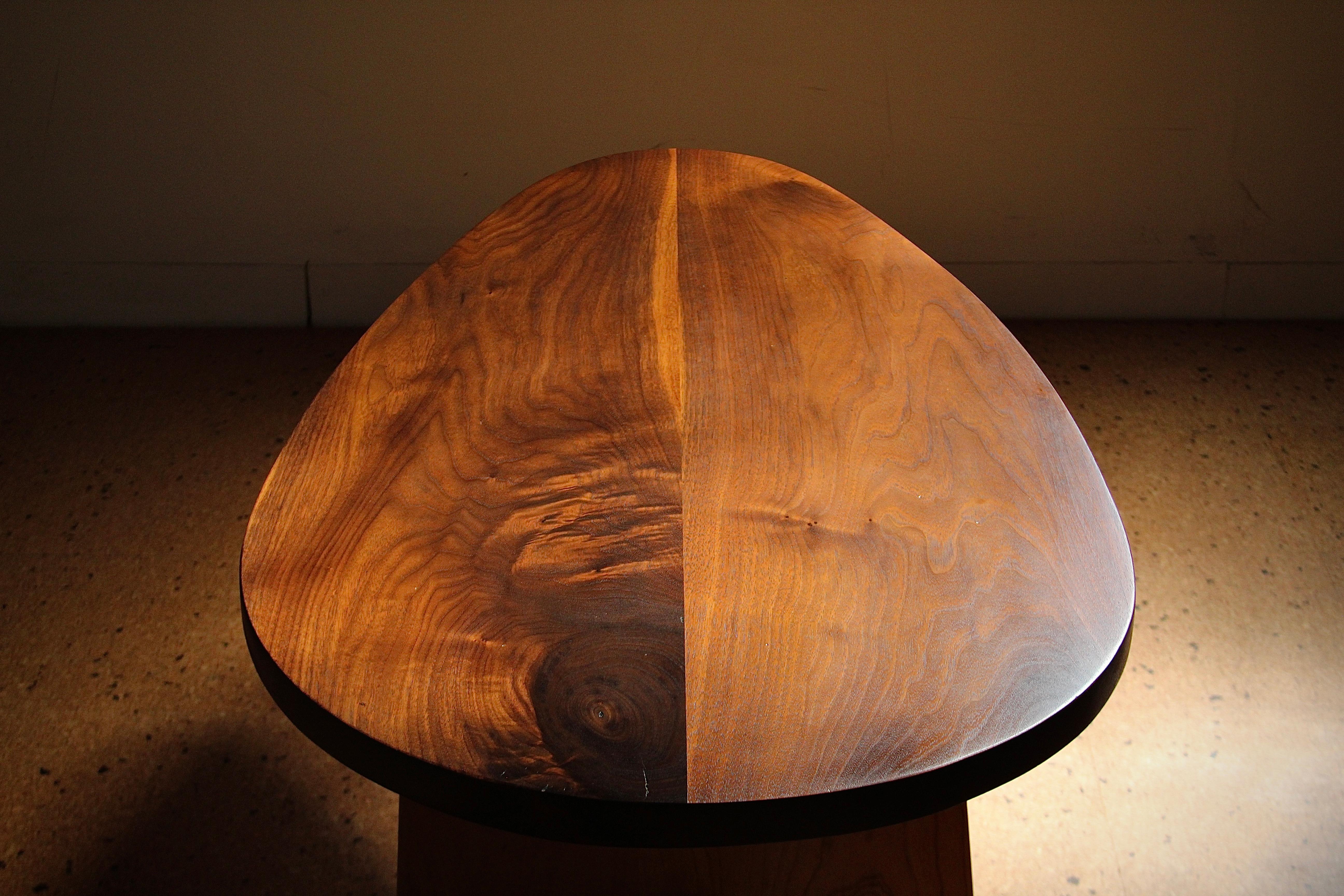 Late 20th Century American Studio Craft Nakashima Style Coffee Table, 1990s For Sale