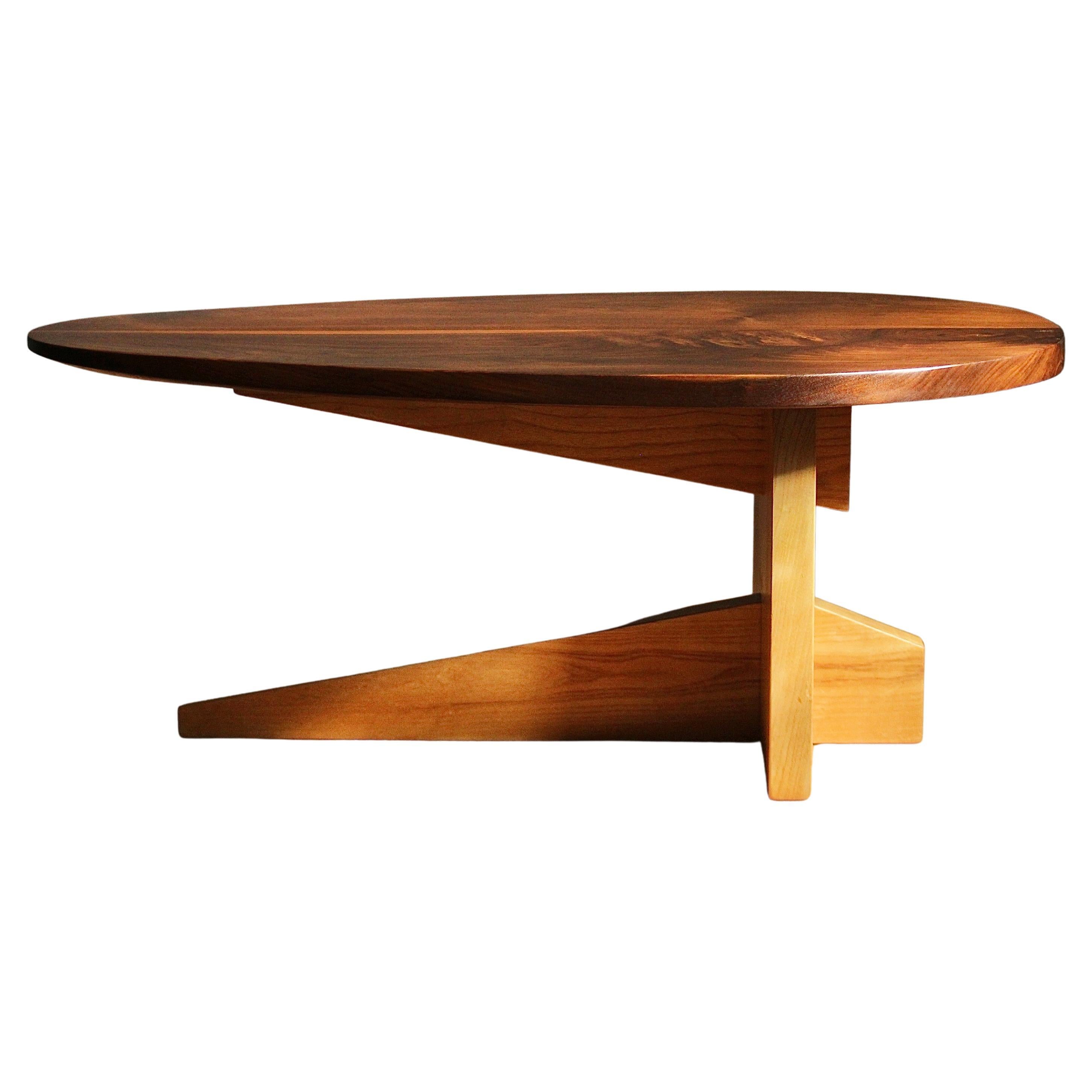 American Studio Craft Nakashima Style Coffee Table, 1990s