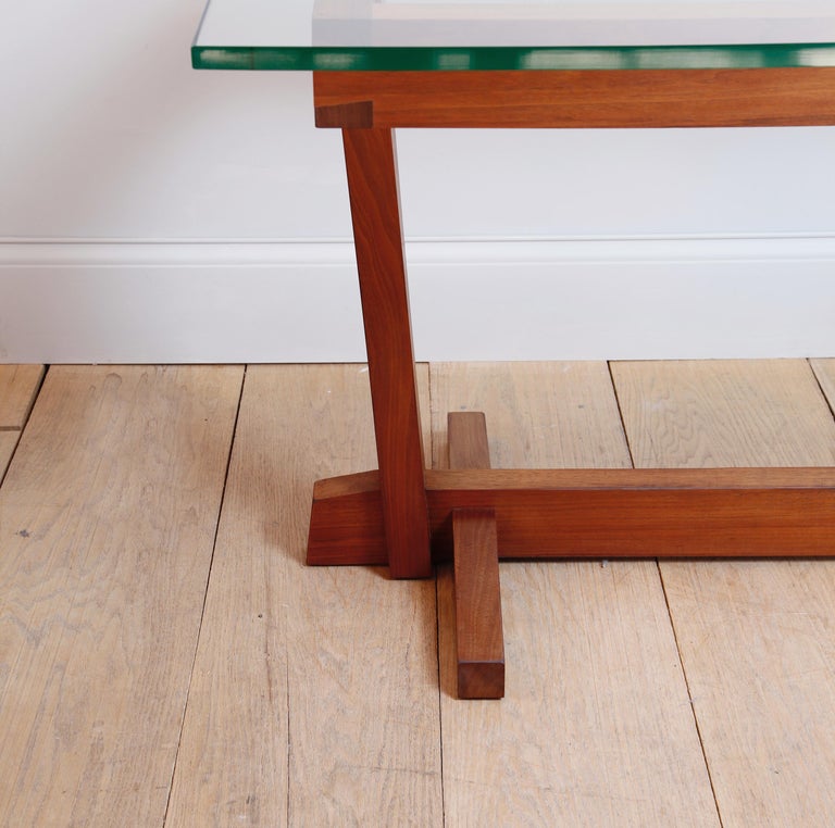 American Studio Craft Nakashima Style Writing Table For Sale At