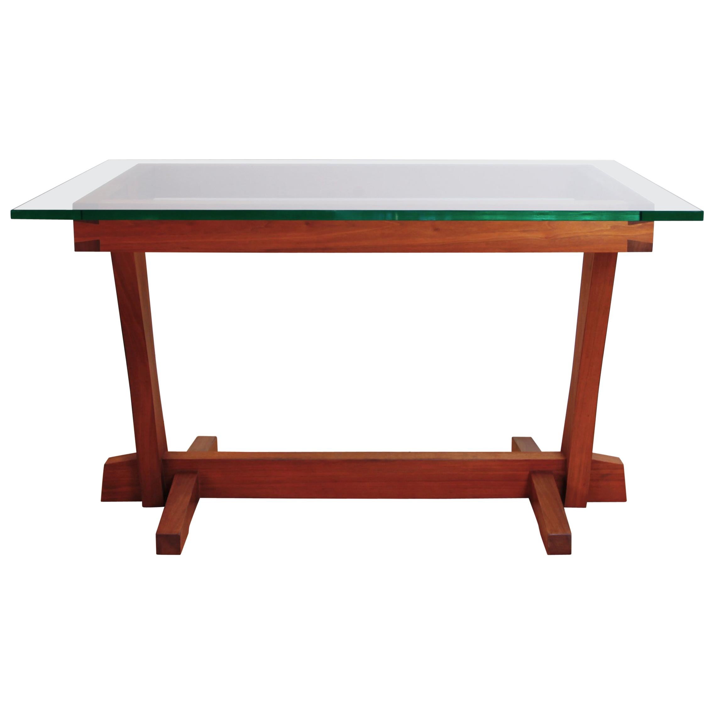 American Studio Craft Nakashima Style Writing Table For Sale