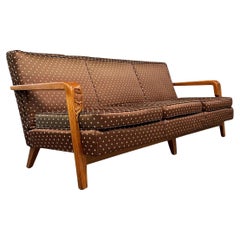 Jamestown Lounge Co. 1960s British Oak Sofa Mid Century Jack Van Der Molen