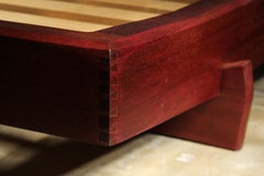 American Studio Craft Platform Bed in the Manner of George Nakashima, 1980s