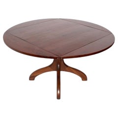 American Studio Craft Walnut Dining Table Seats 4-6 Dining Chairs Available