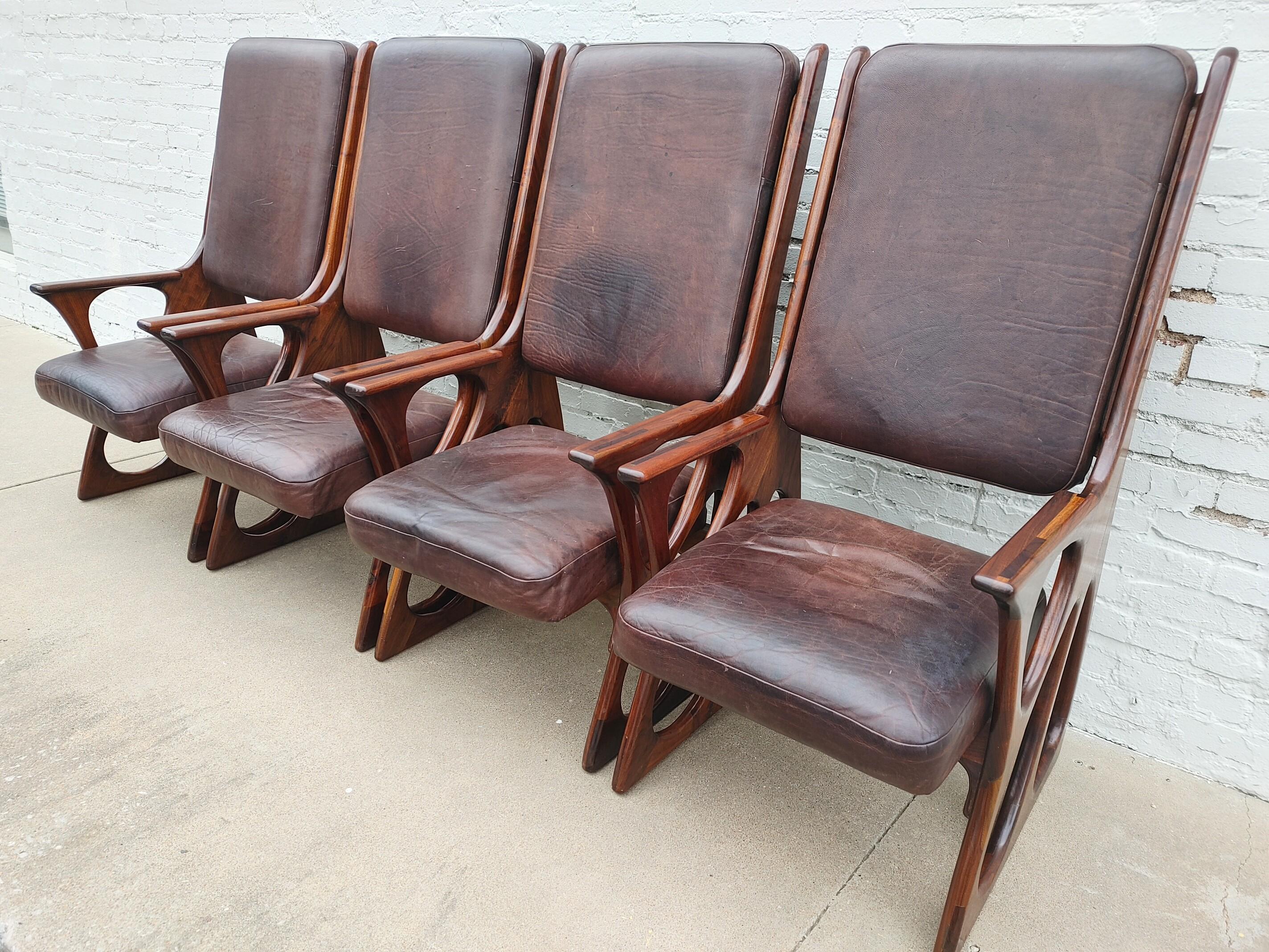 American Studio Craft Wendell Castle Inspired Chairs For Sale 3