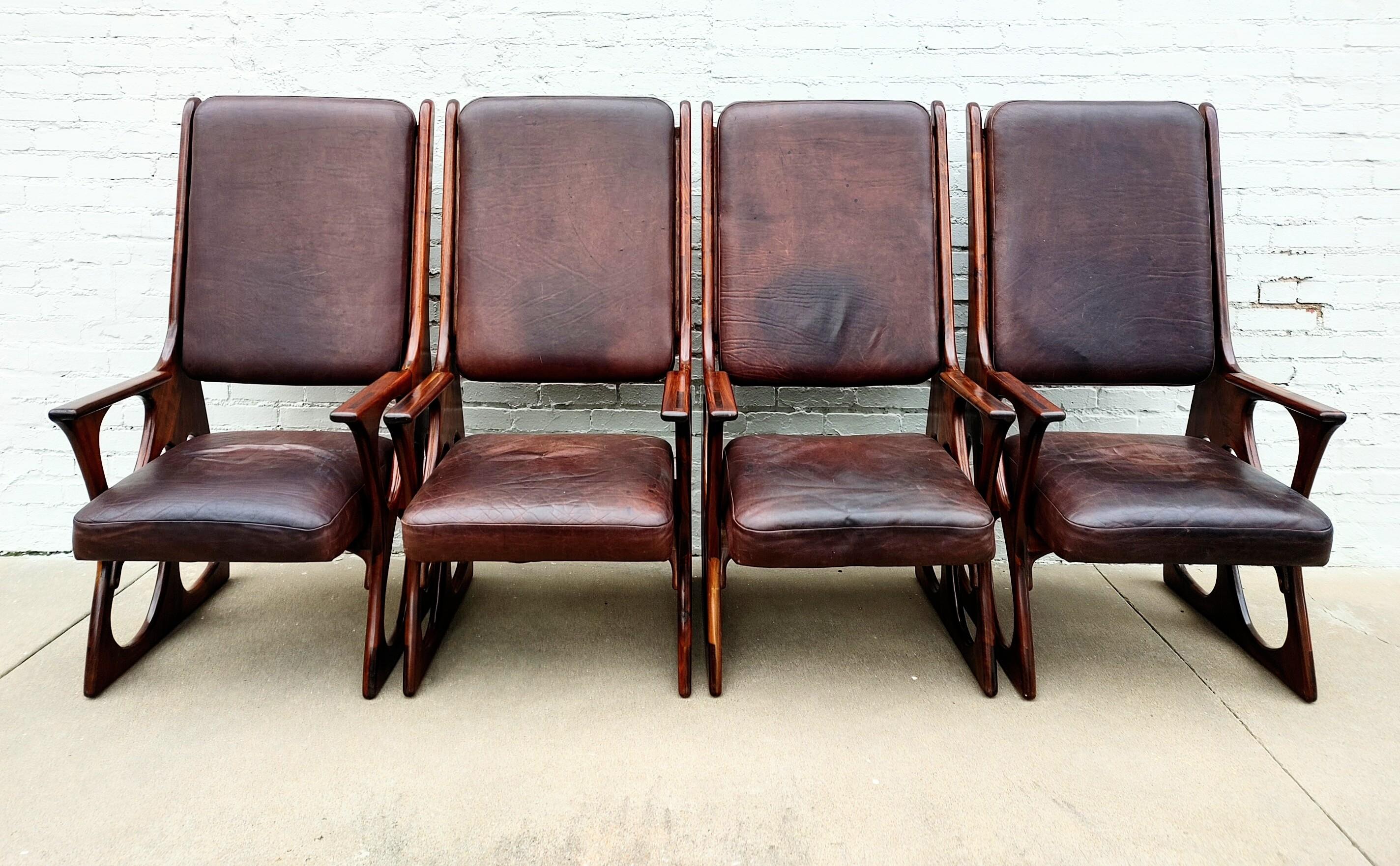 American Studio Craft Wendell Castle Inspired Chairs For Sale 2