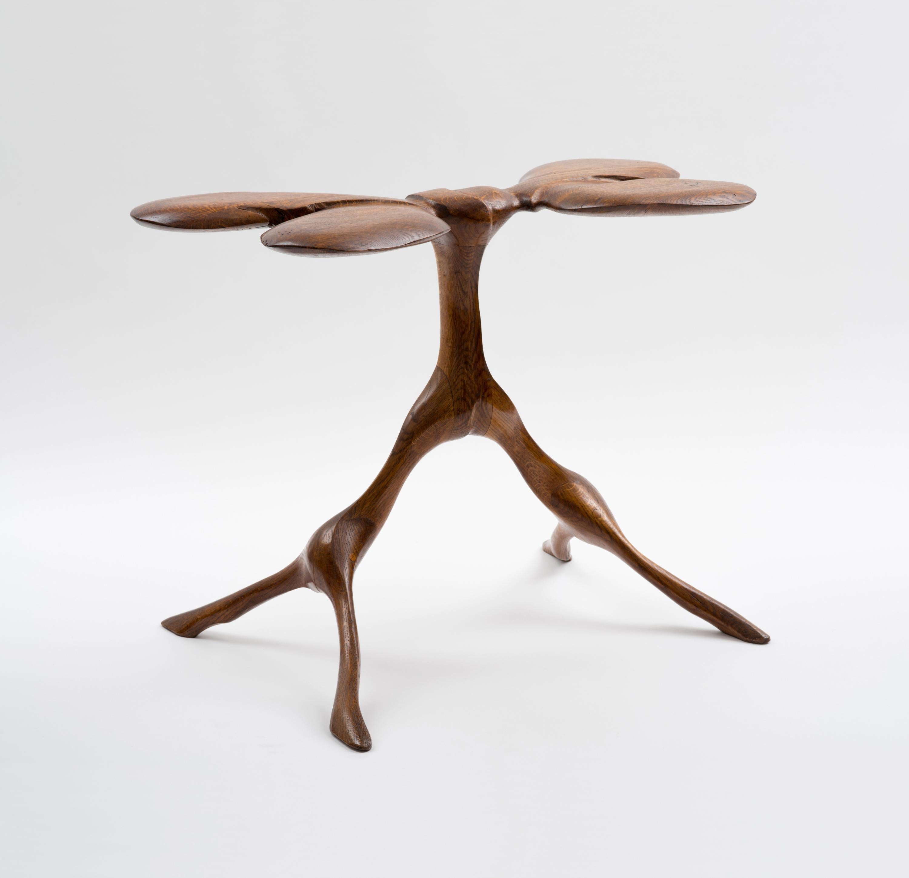 American Craftsman American Studio Movement Sculptural Dragonfly Table by Andrew J Willner, 1973 For Sale