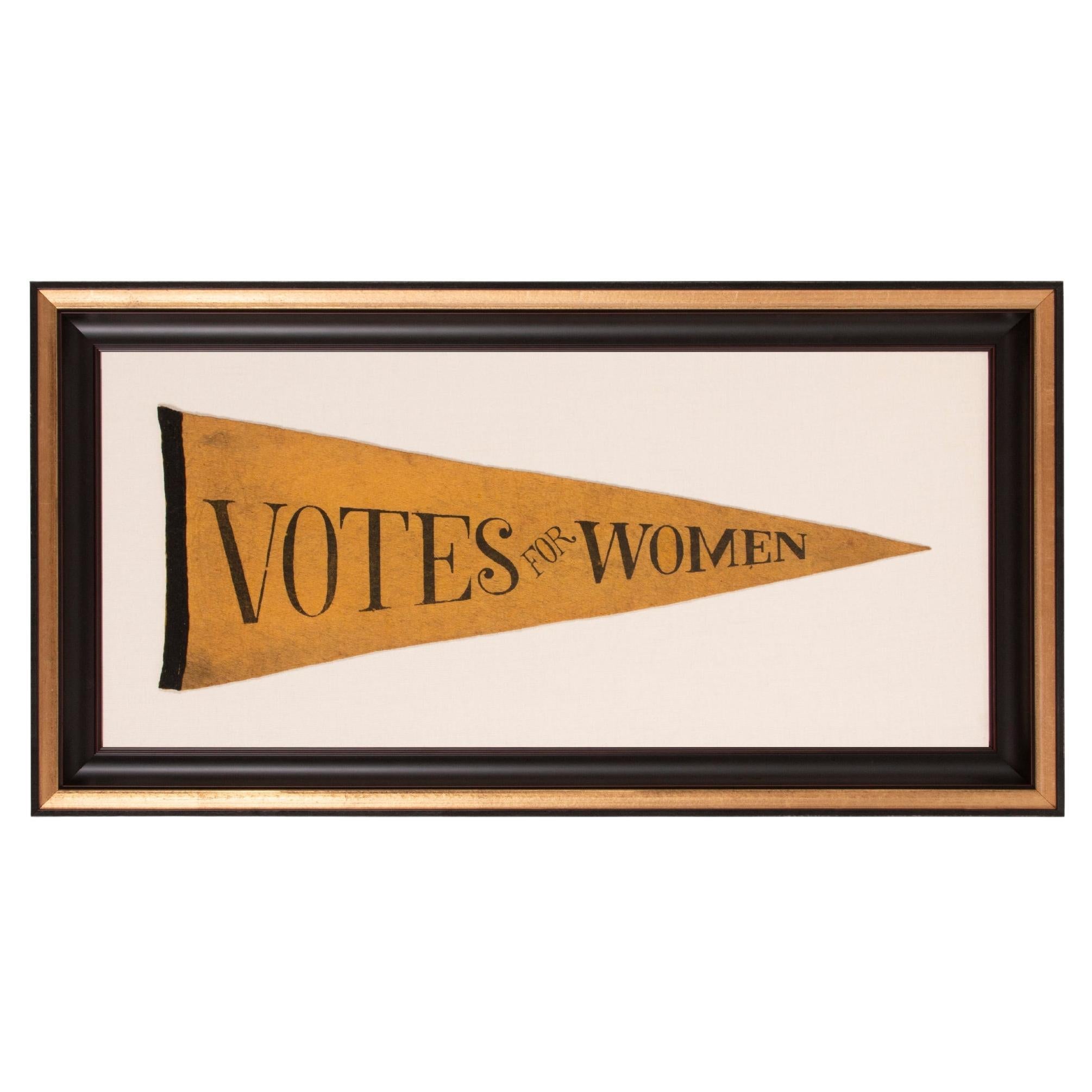 American Suffrage Movement 'Votes for Women" Pennant, circa 1912-1920