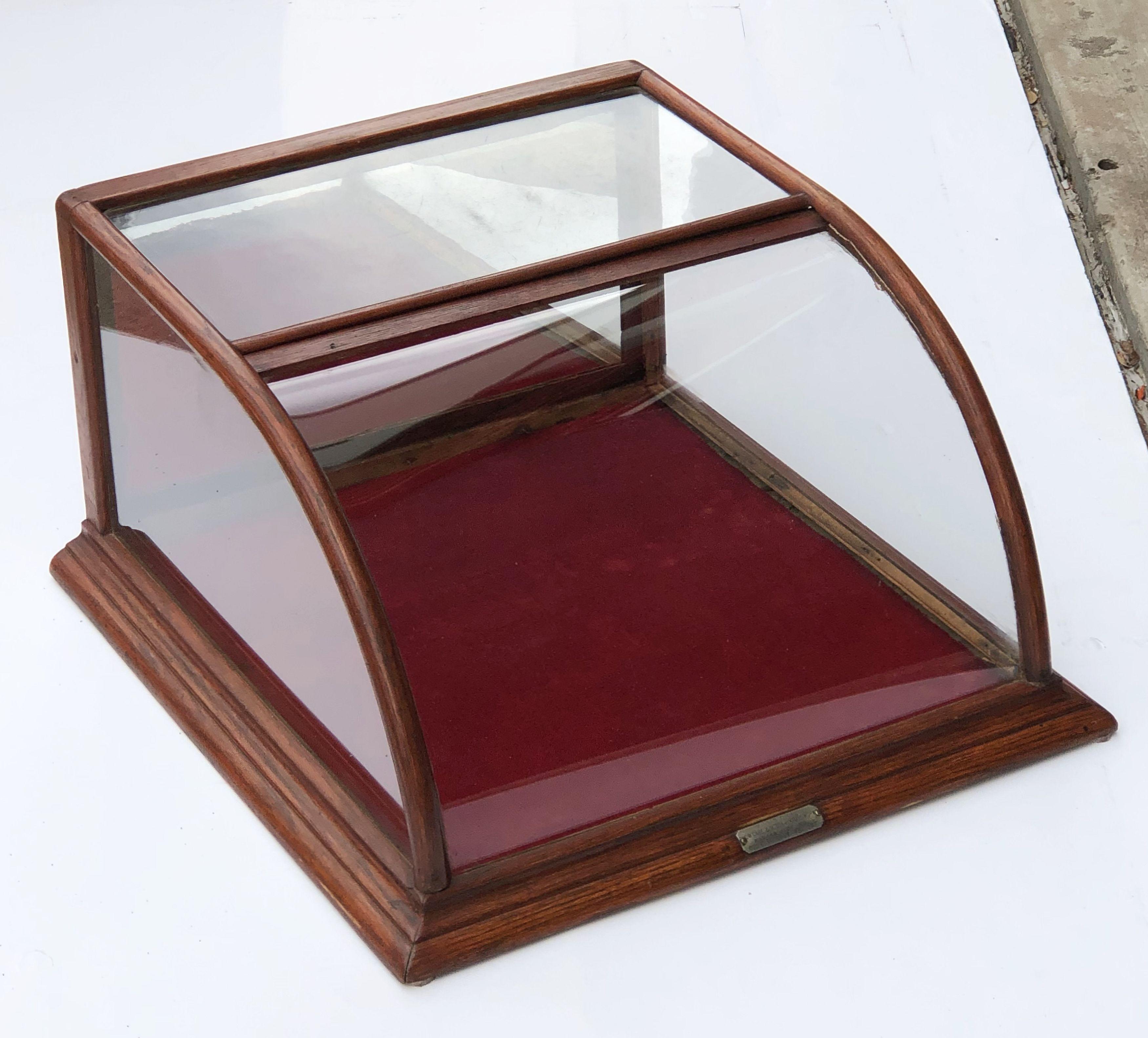 antique countertop display case