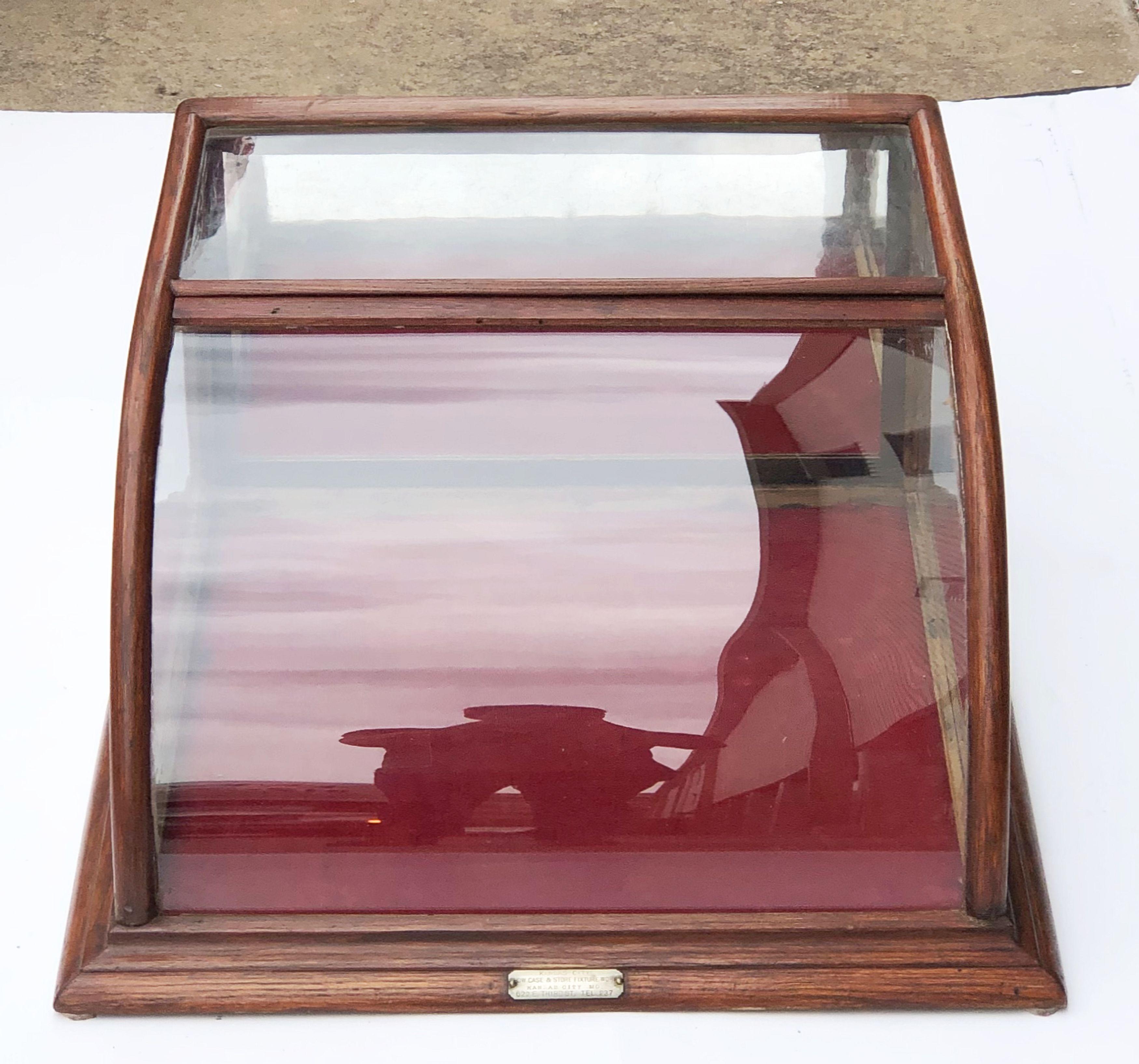 antique counter top display case