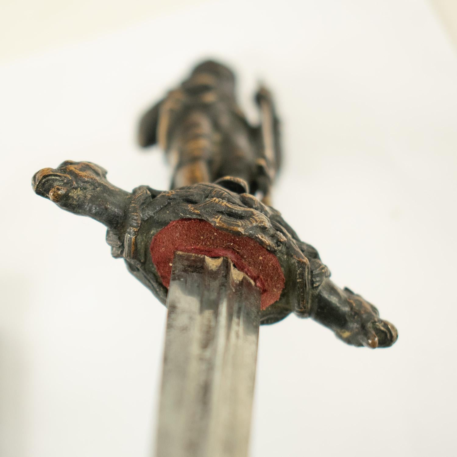AMERICAN THEMED Romantic Dagger - early to mid 19th century - Spanish For Sale 5