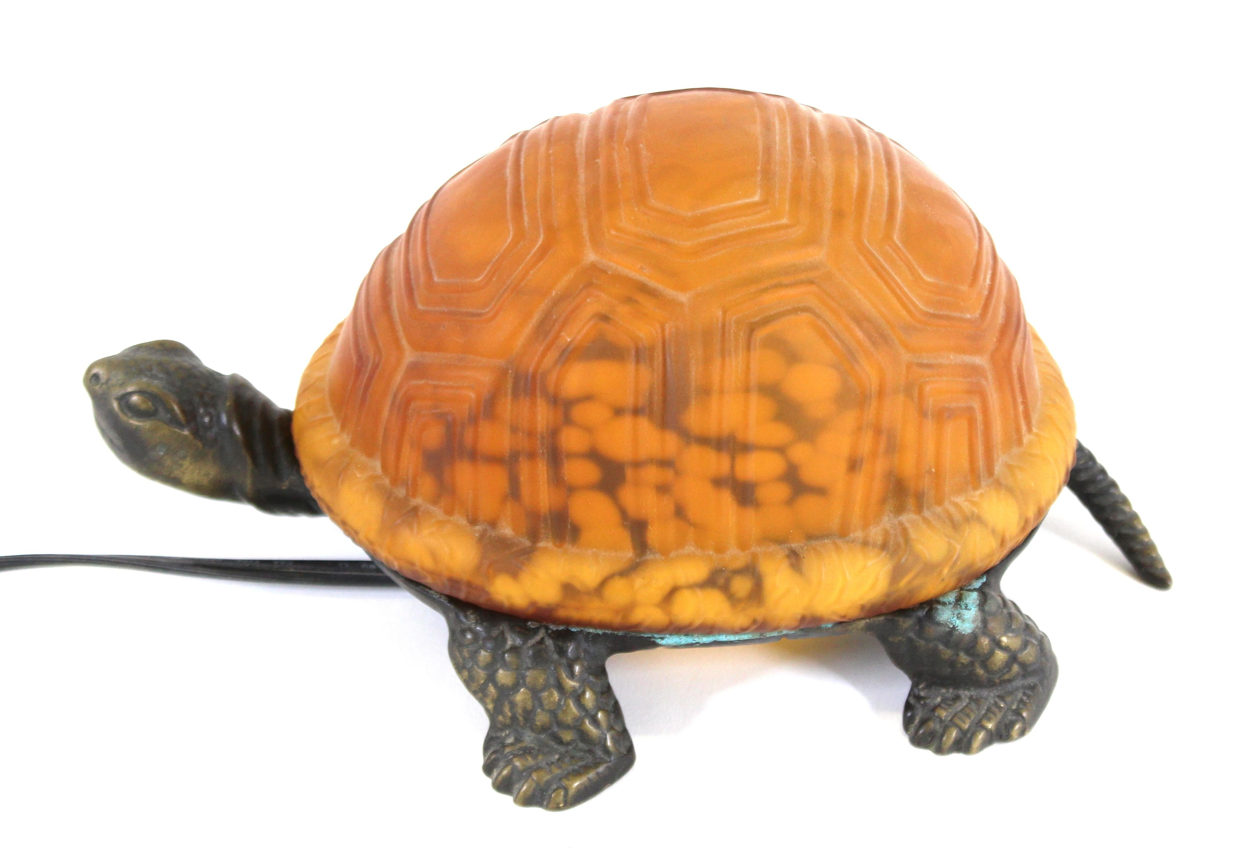 American Turtle Table Lamp In Good Condition In New York, NY