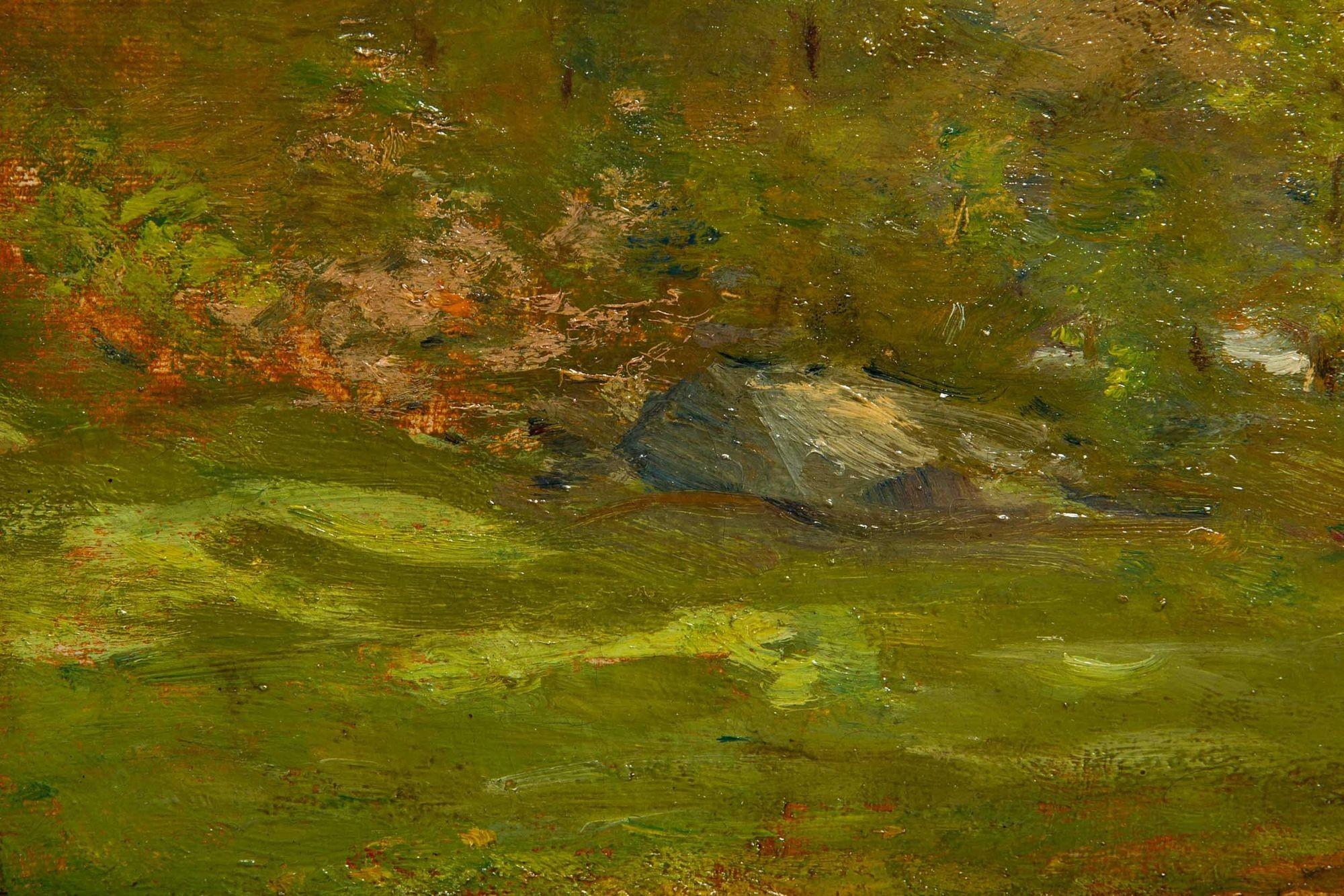 American Tonalist Impressionist Painting “Midsummer” by Cullen Yates For Sale 5
