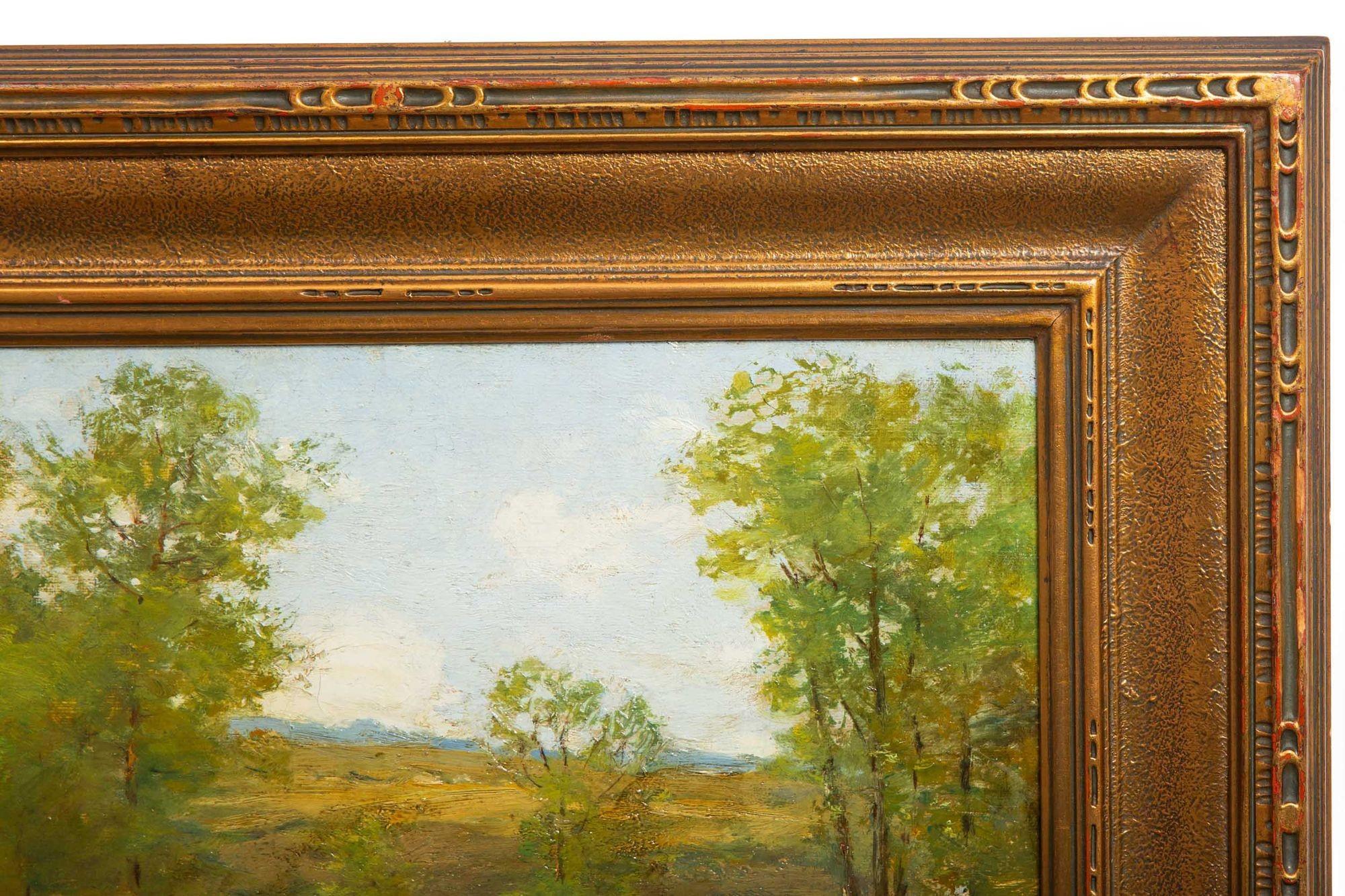 American Tonalist Impressionist Painting “Midsummer” by Cullen Yates For Sale 6