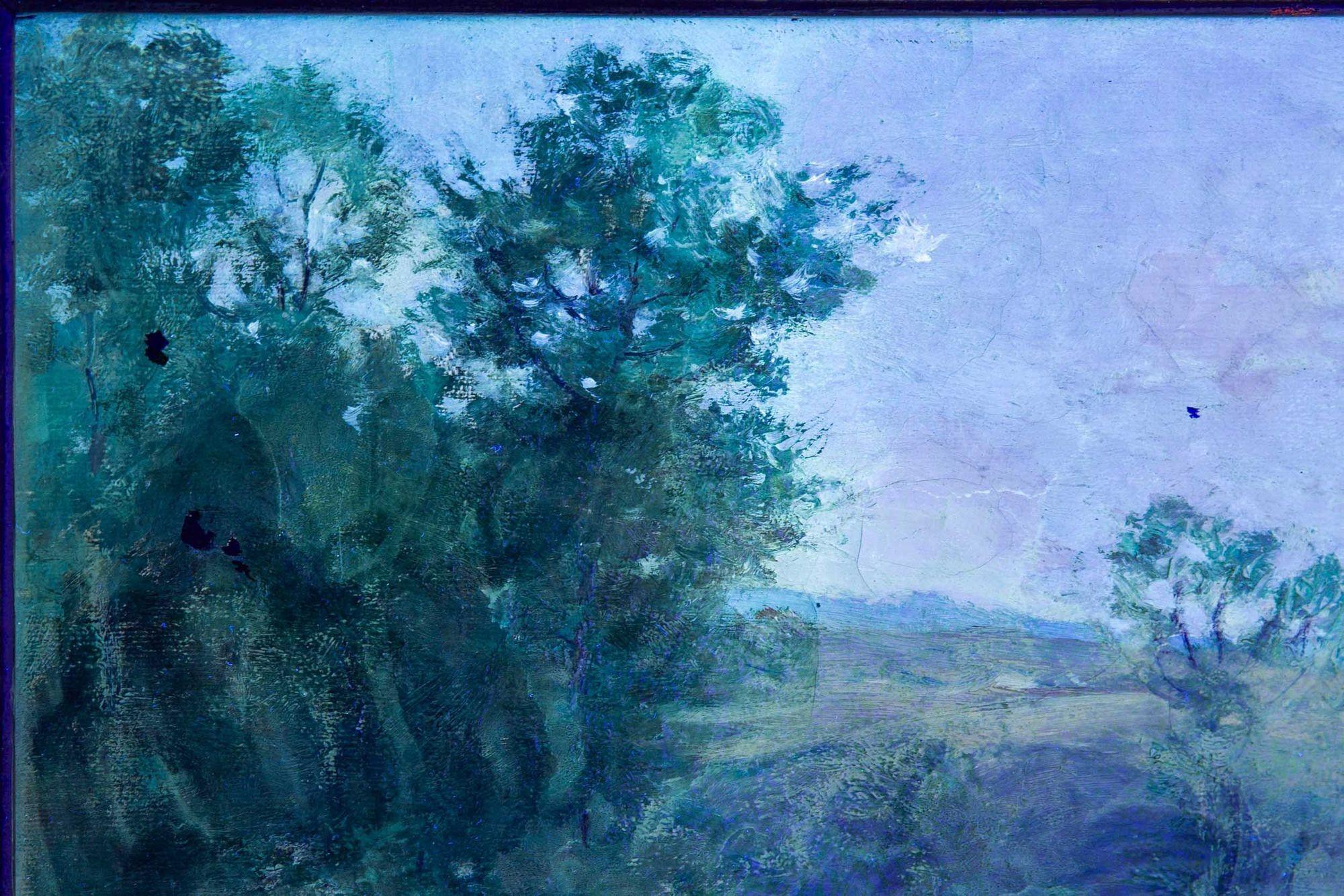 American Tonalist Impressionist Painting “Midsummer” by Cullen Yates For Sale 10