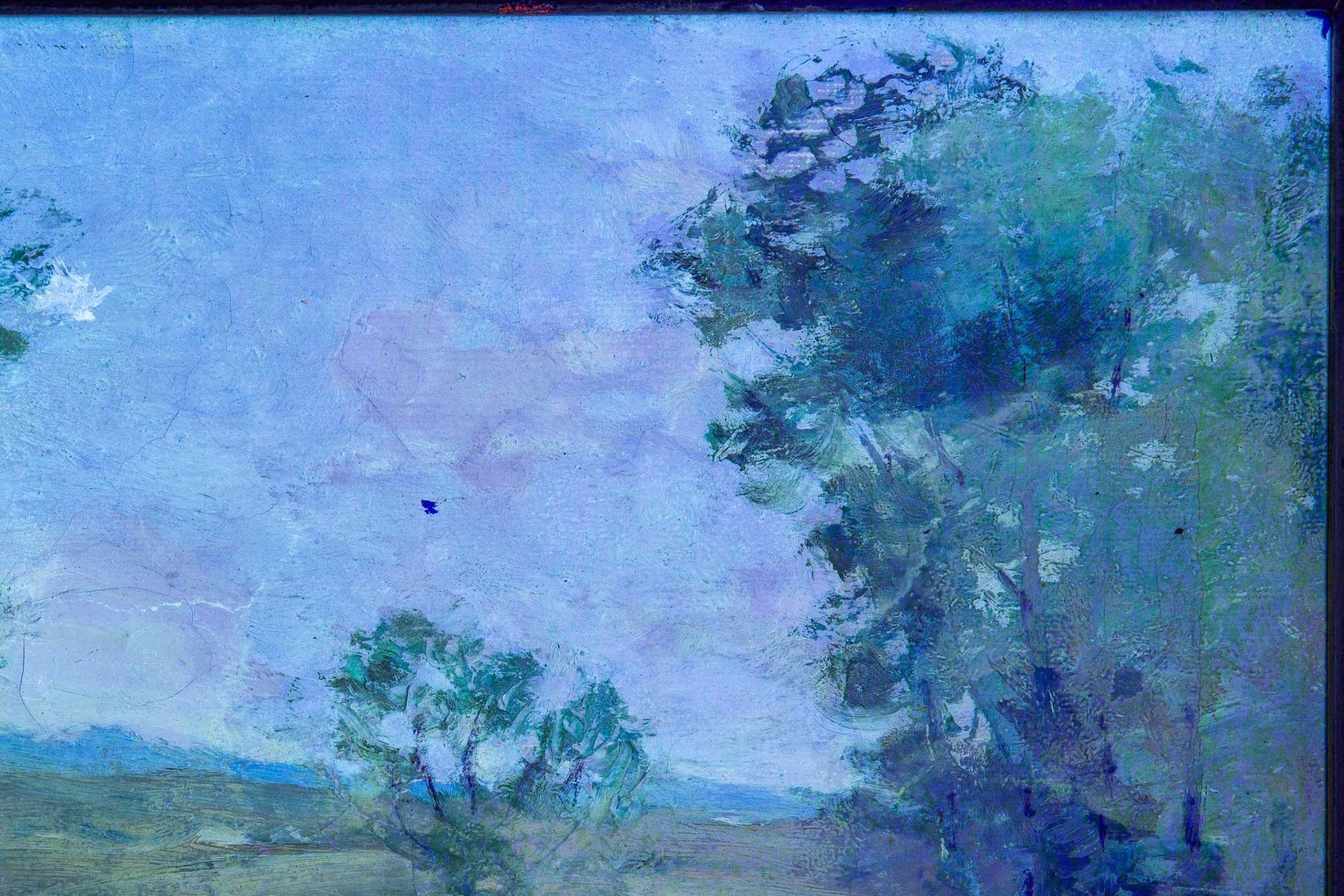 American Tonalist Impressionist Painting “Midsummer” by Cullen Yates For Sale 11