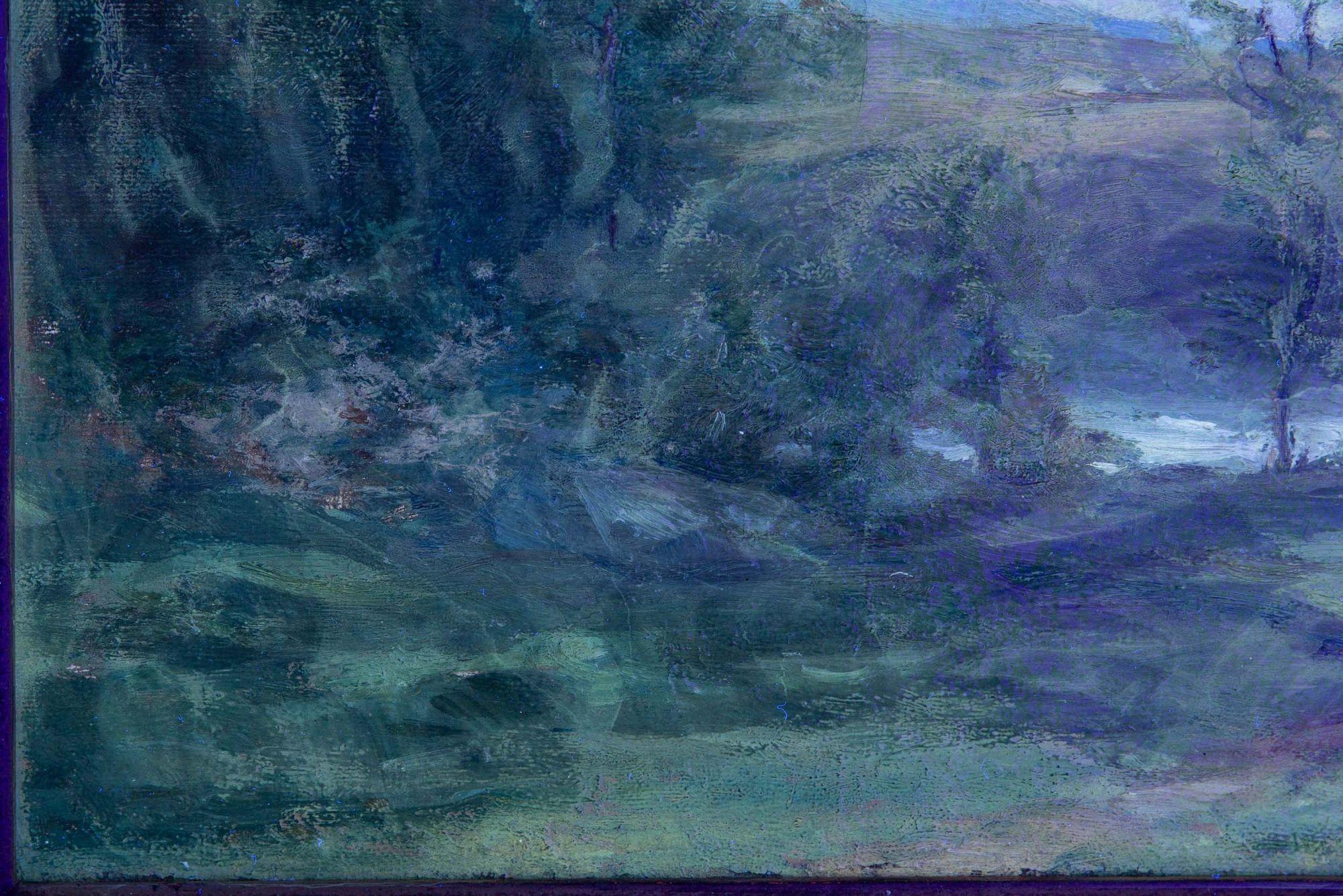 American Tonalist Impressionist Painting “Midsummer” by Cullen Yates For Sale 12