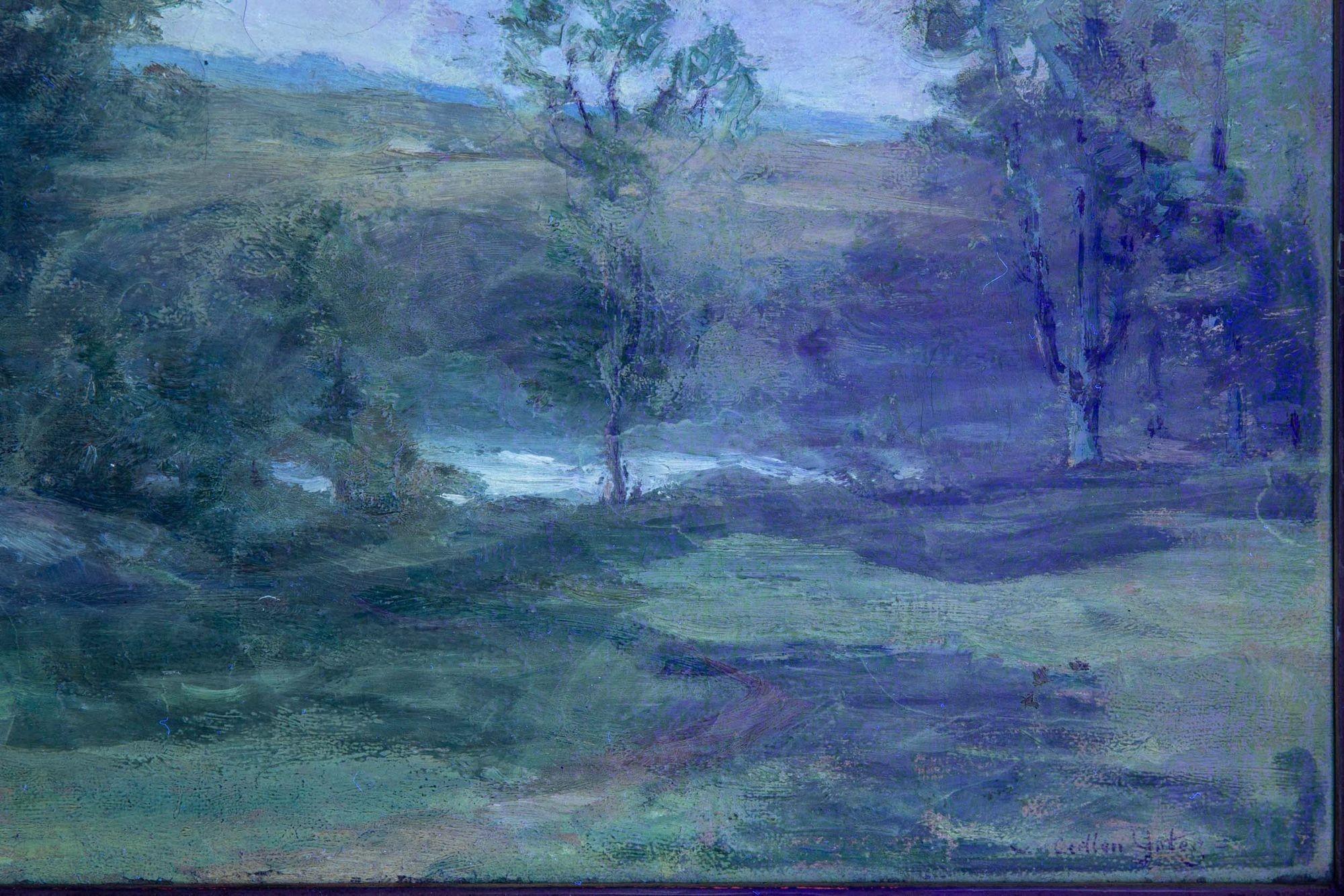 American Tonalist Impressionist Painting “Midsummer” by Cullen Yates For Sale 13