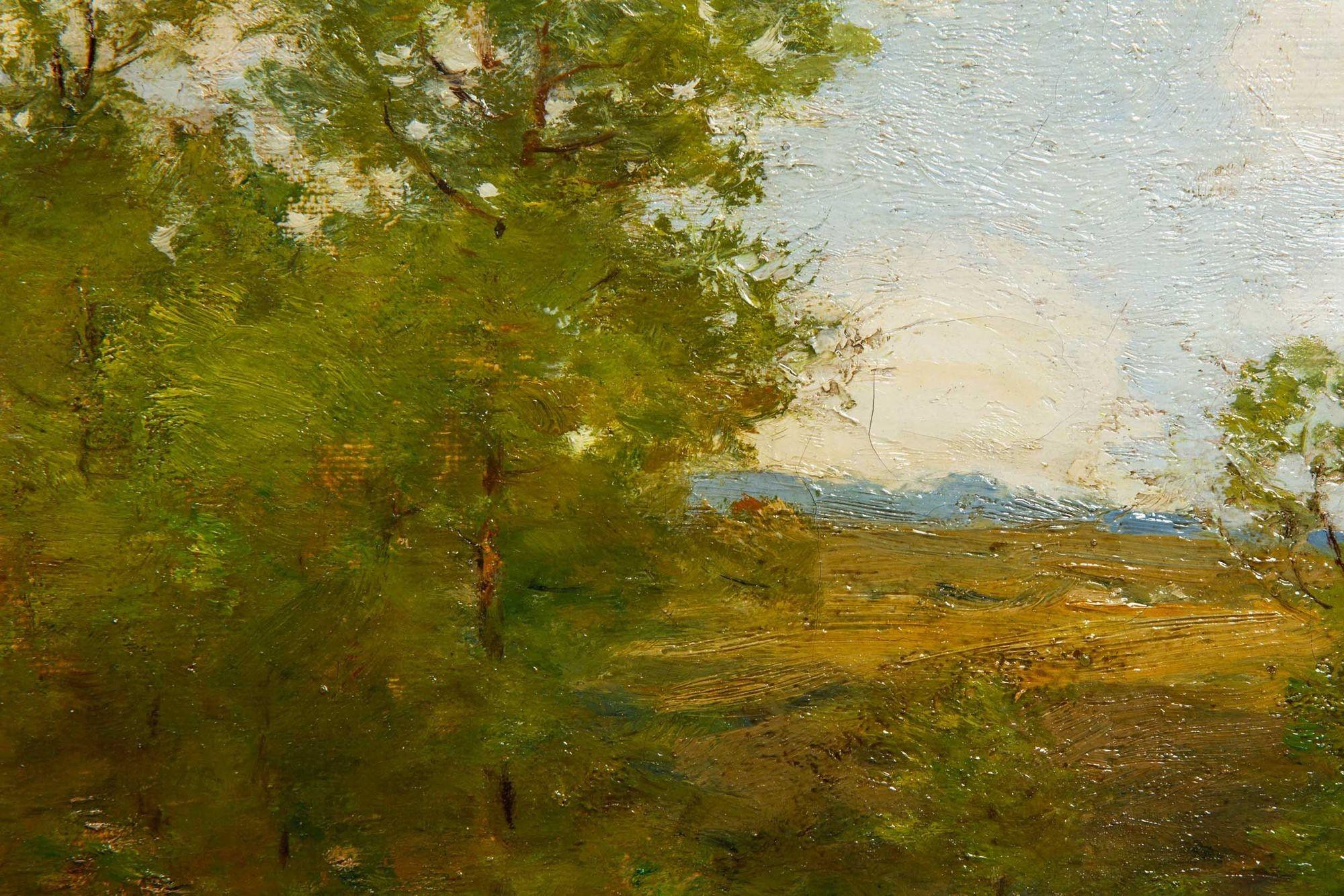 American Tonalist Impressionist Painting “Midsummer” by Cullen Yates For Sale 3