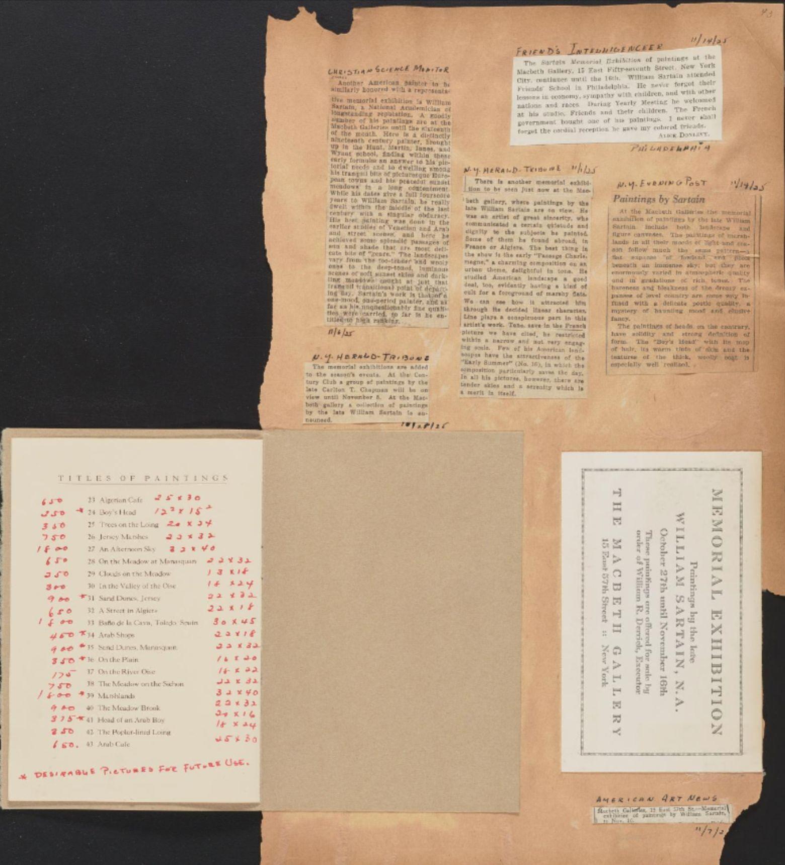 American Tonalist Landscape Painting “Valley of the Oise” by William Sartain For Sale 10